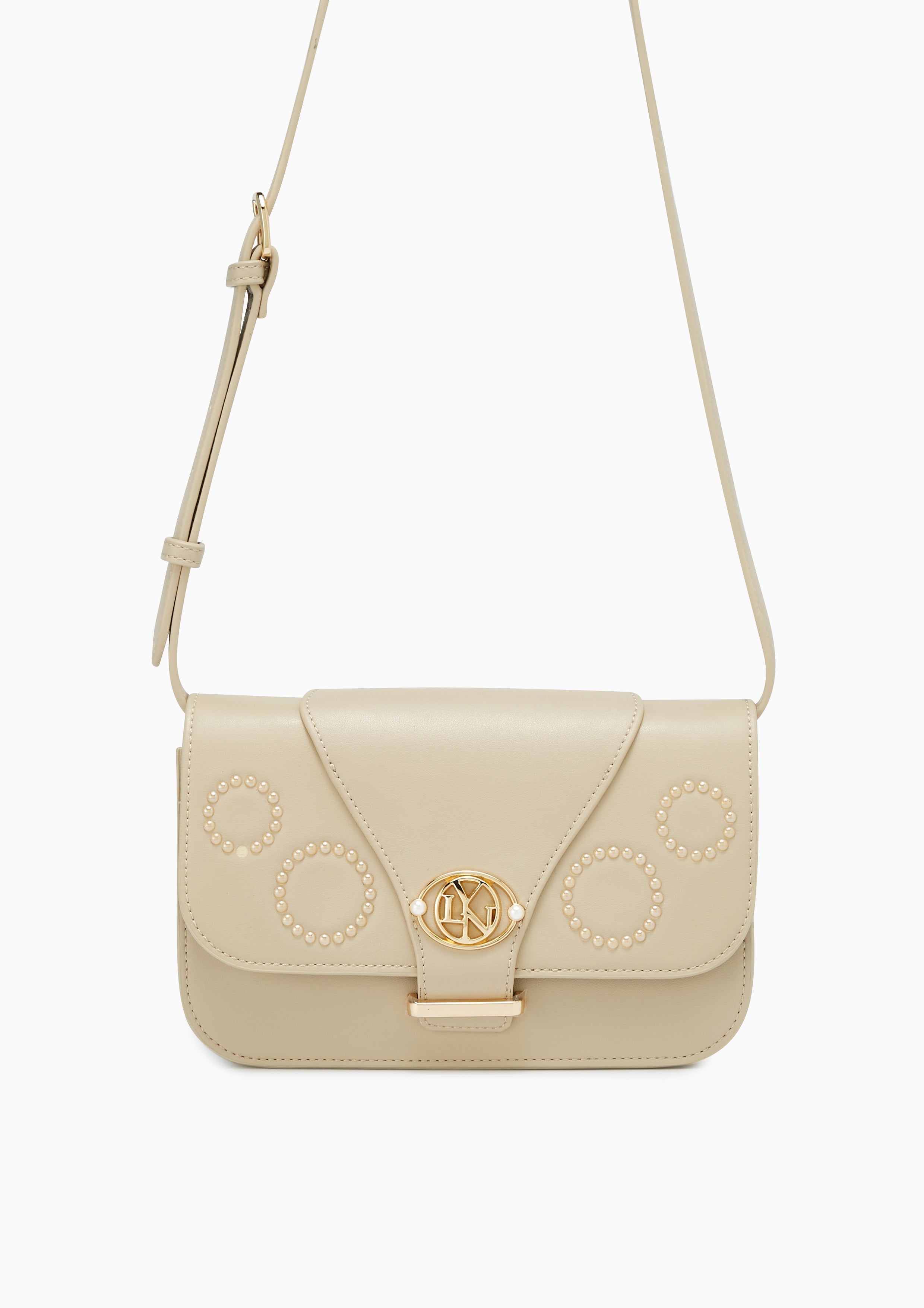 Margaret Shoulder Bag Beige - Lyn TH