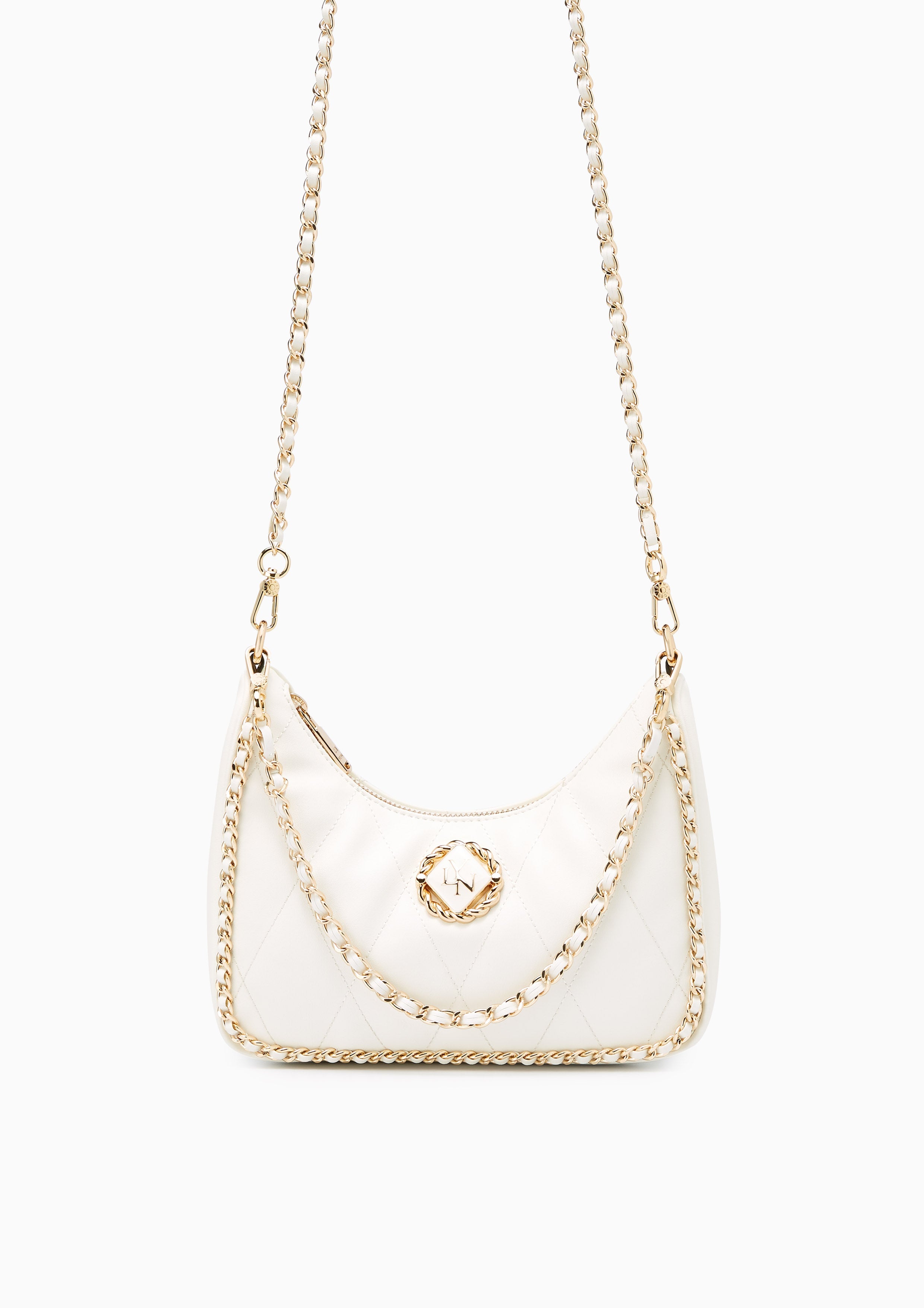 Emma S Shoulder Bag Off-White - Lyn TH