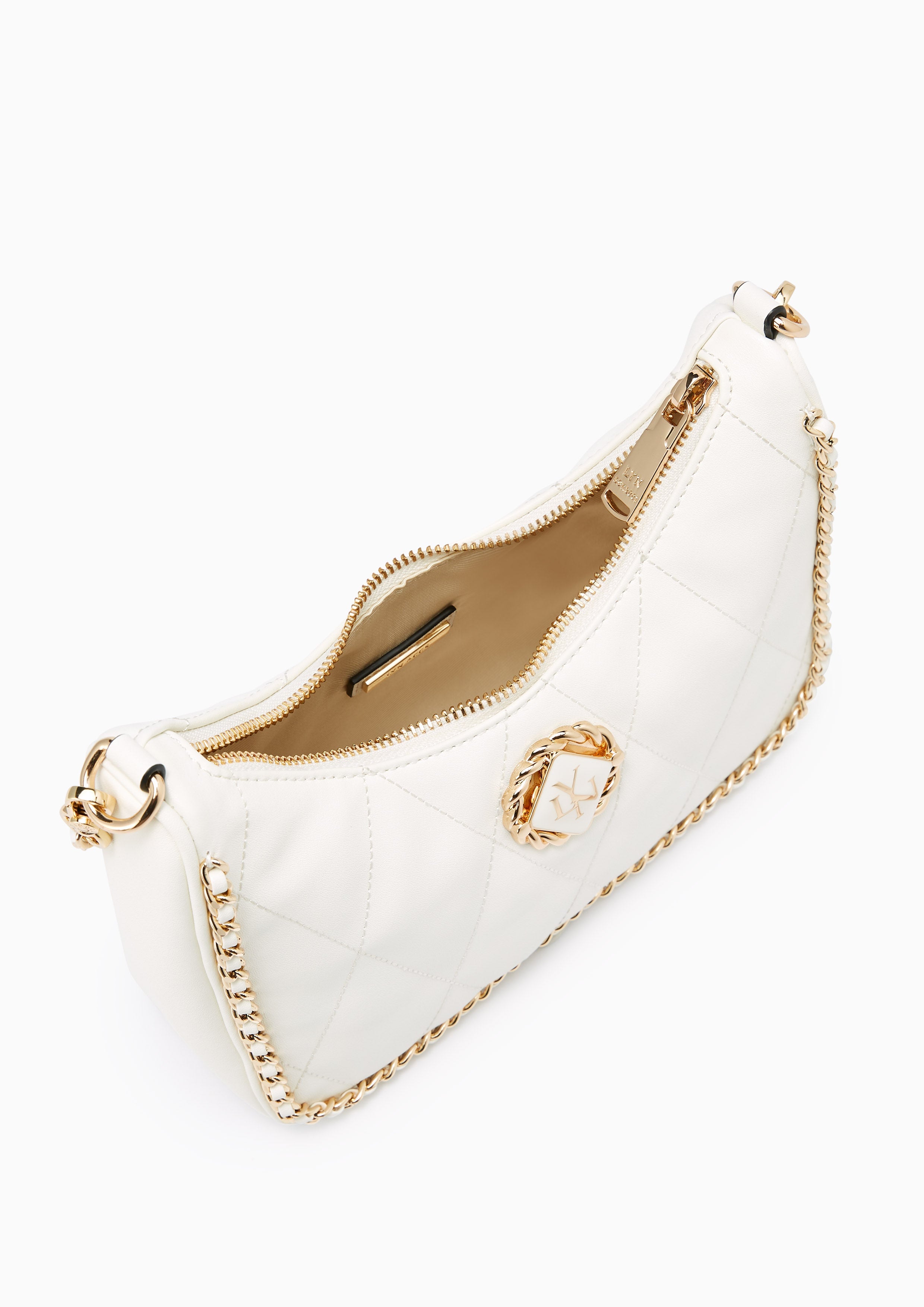 Emma S Shoulder Bag Off-White - Lyn TH