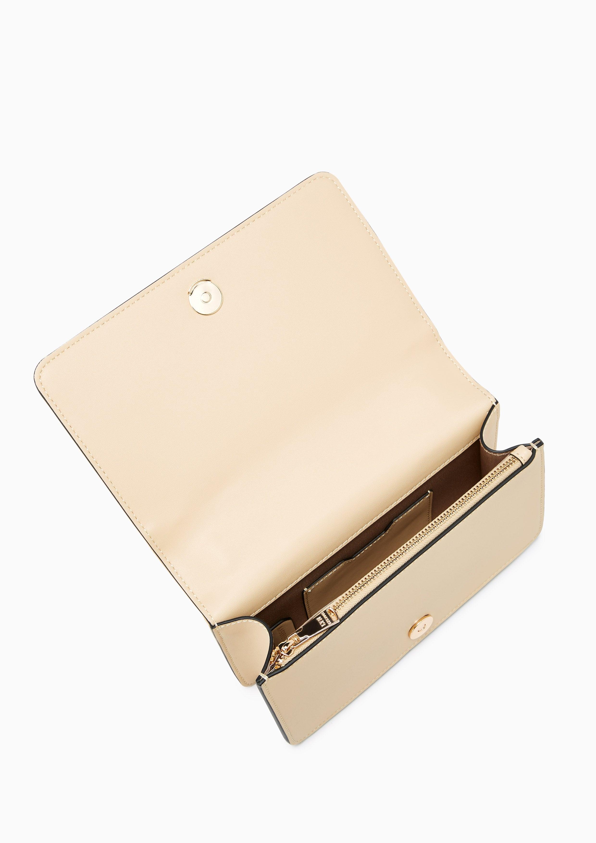 Emma Clutch With Chain Beige - Lyn TH