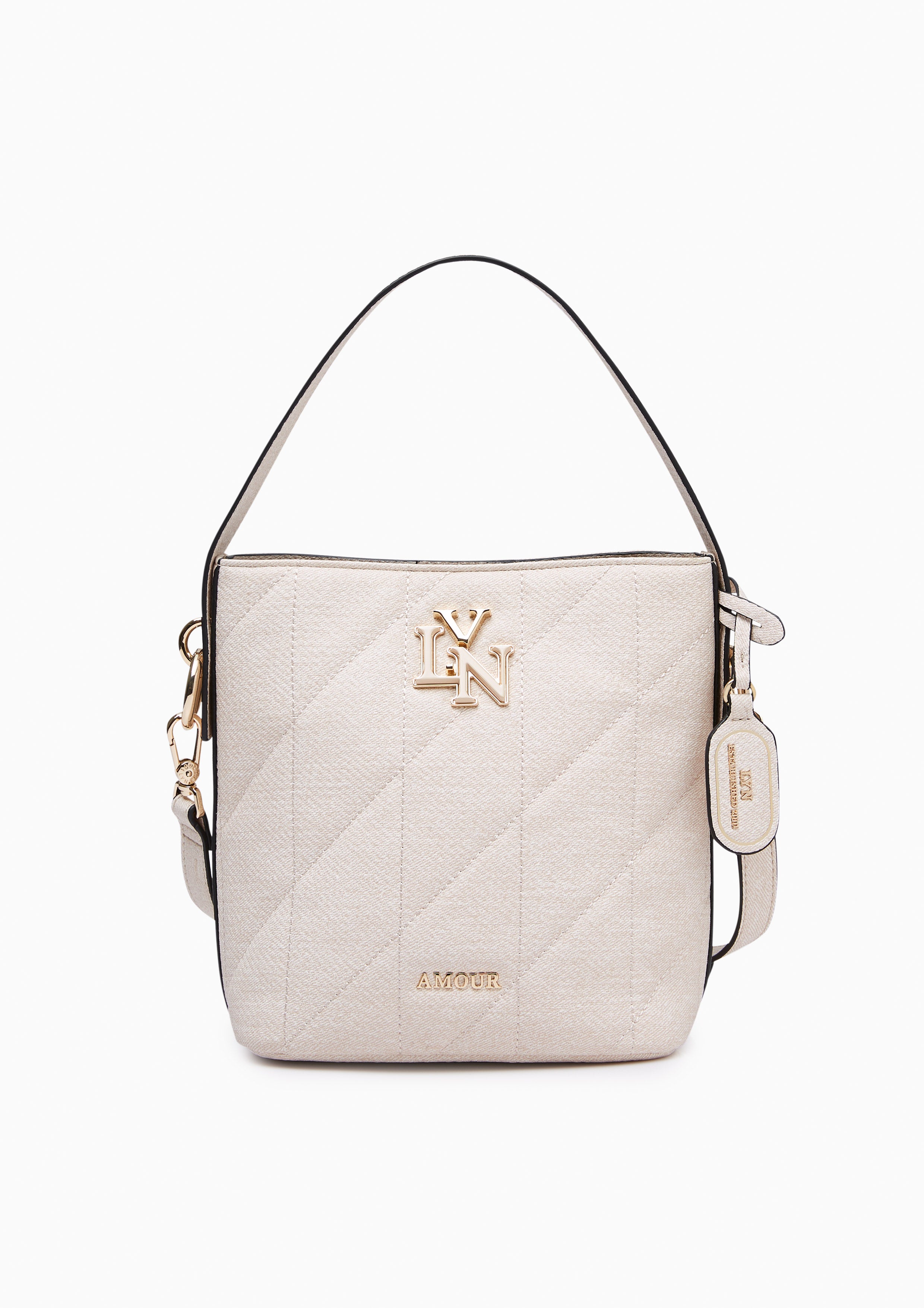 New Gastonia M Bucket Bag Beige - Lyn TH