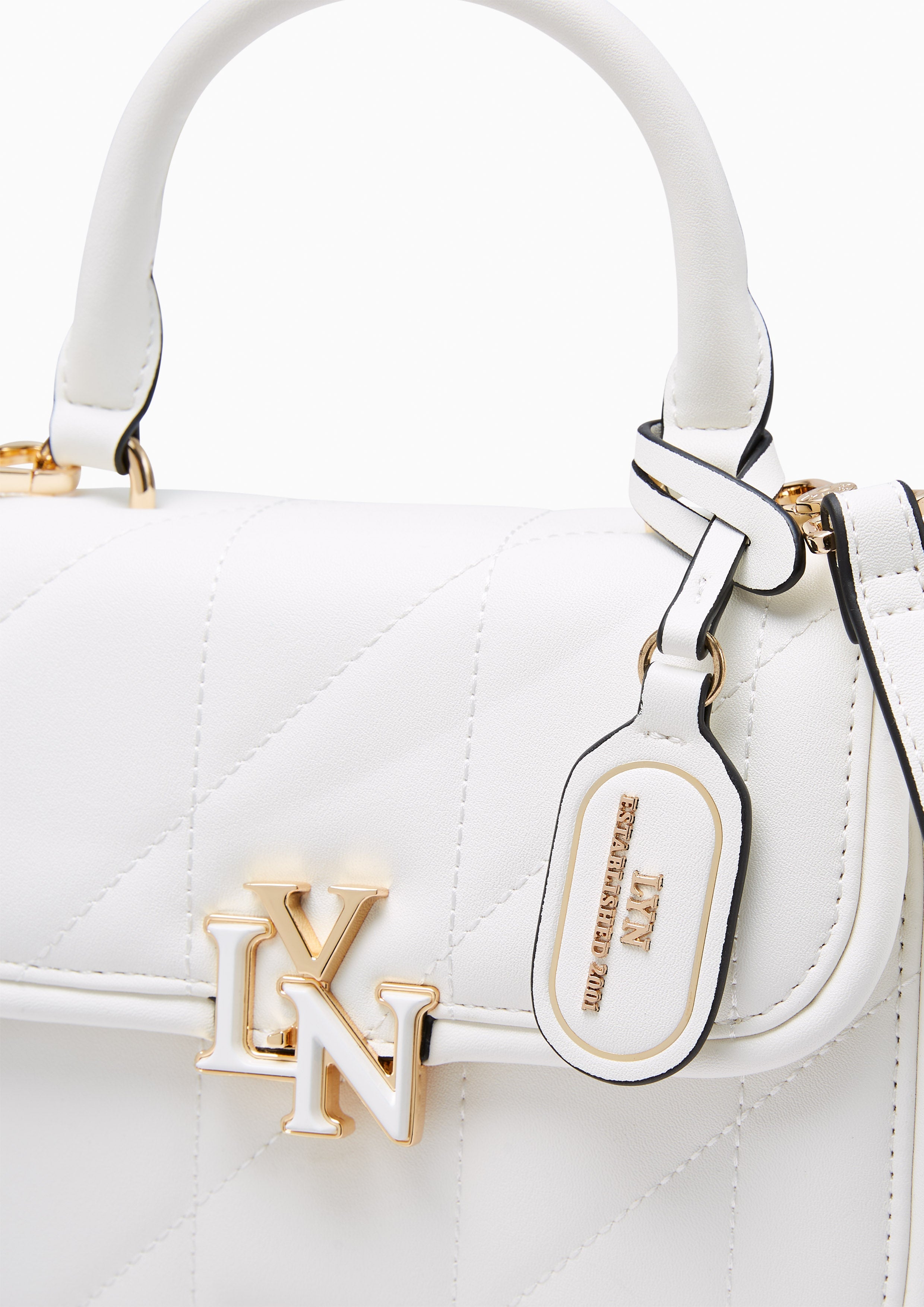 New Gastonia Mini Handbag Ivory - Lyn TH