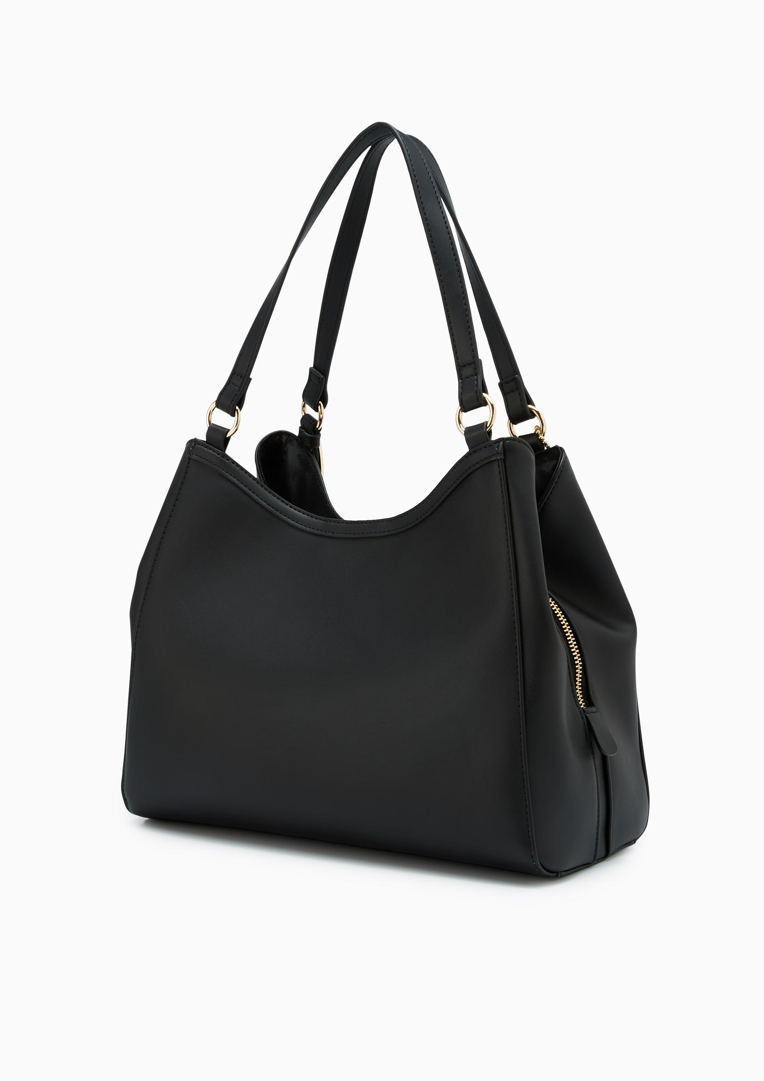 Lilla Hobo Crossbody Bag Black