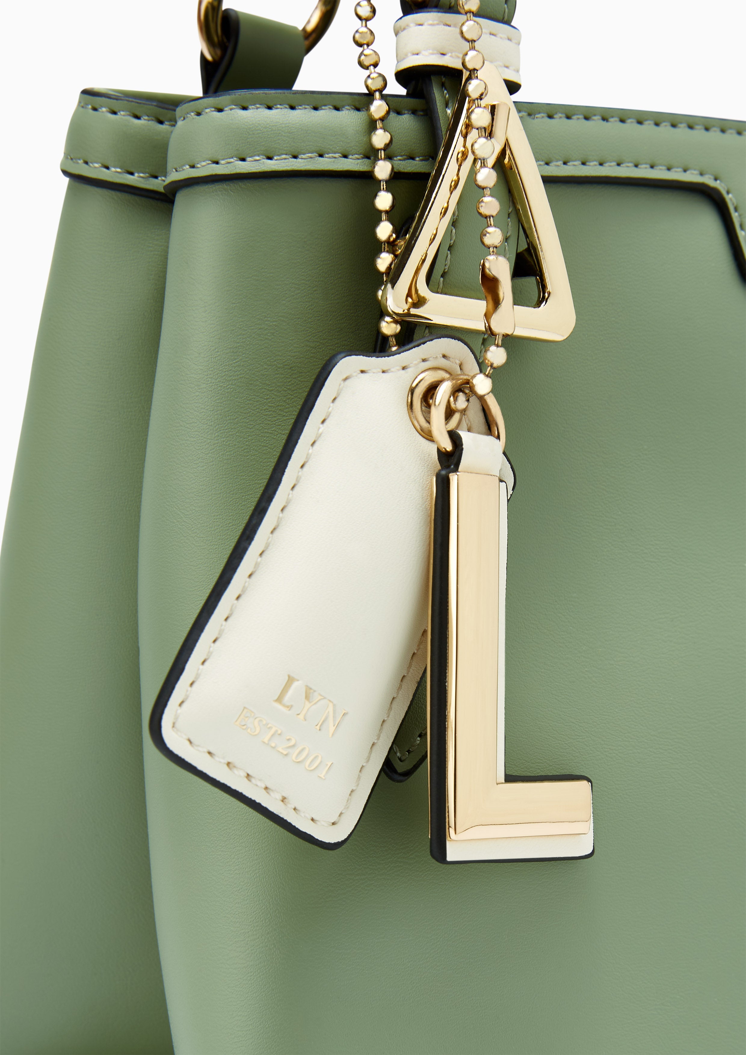 Lilla Top M Handbag Green - Lyn TH