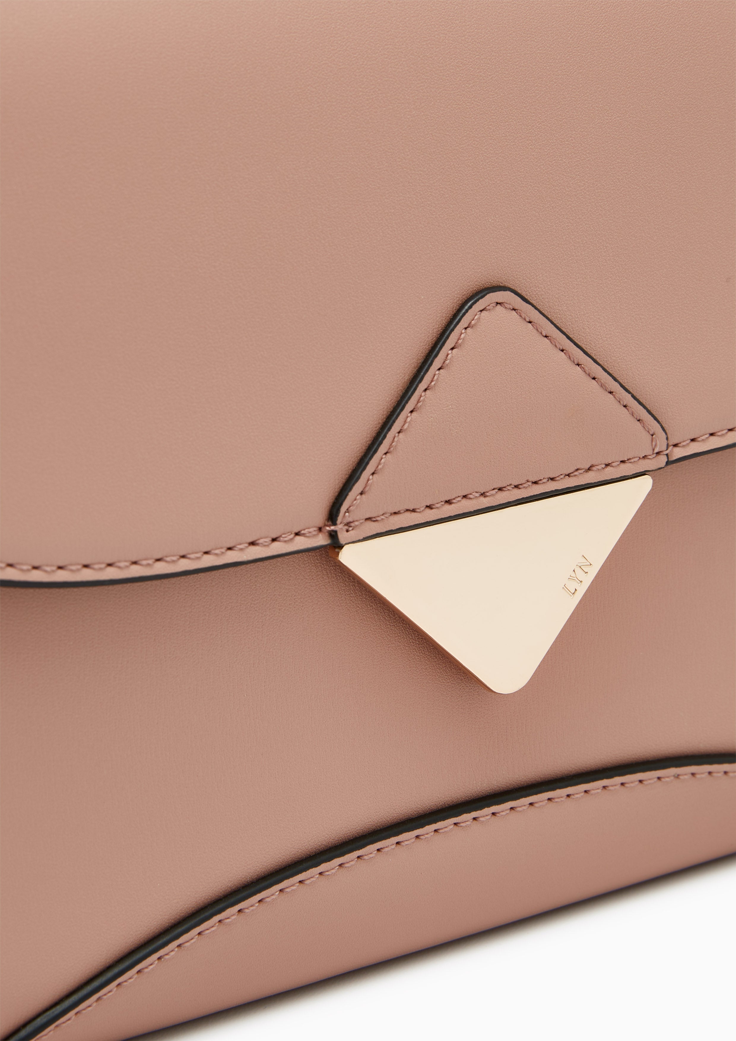 Trangle Shoulder Bag Pink - Lyn TH