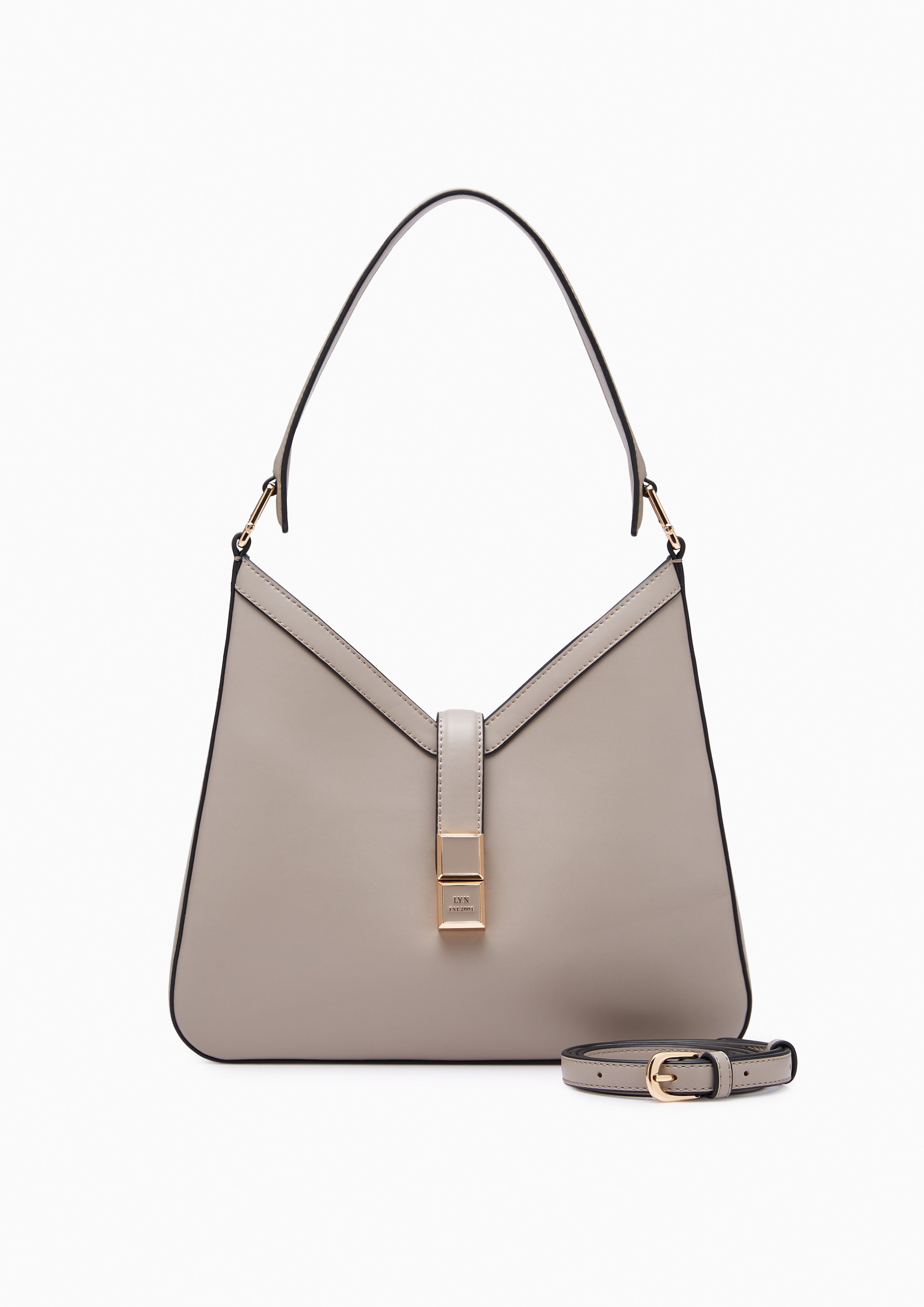 Dizzy L Shoulder Bag Taupe - Lyn TH