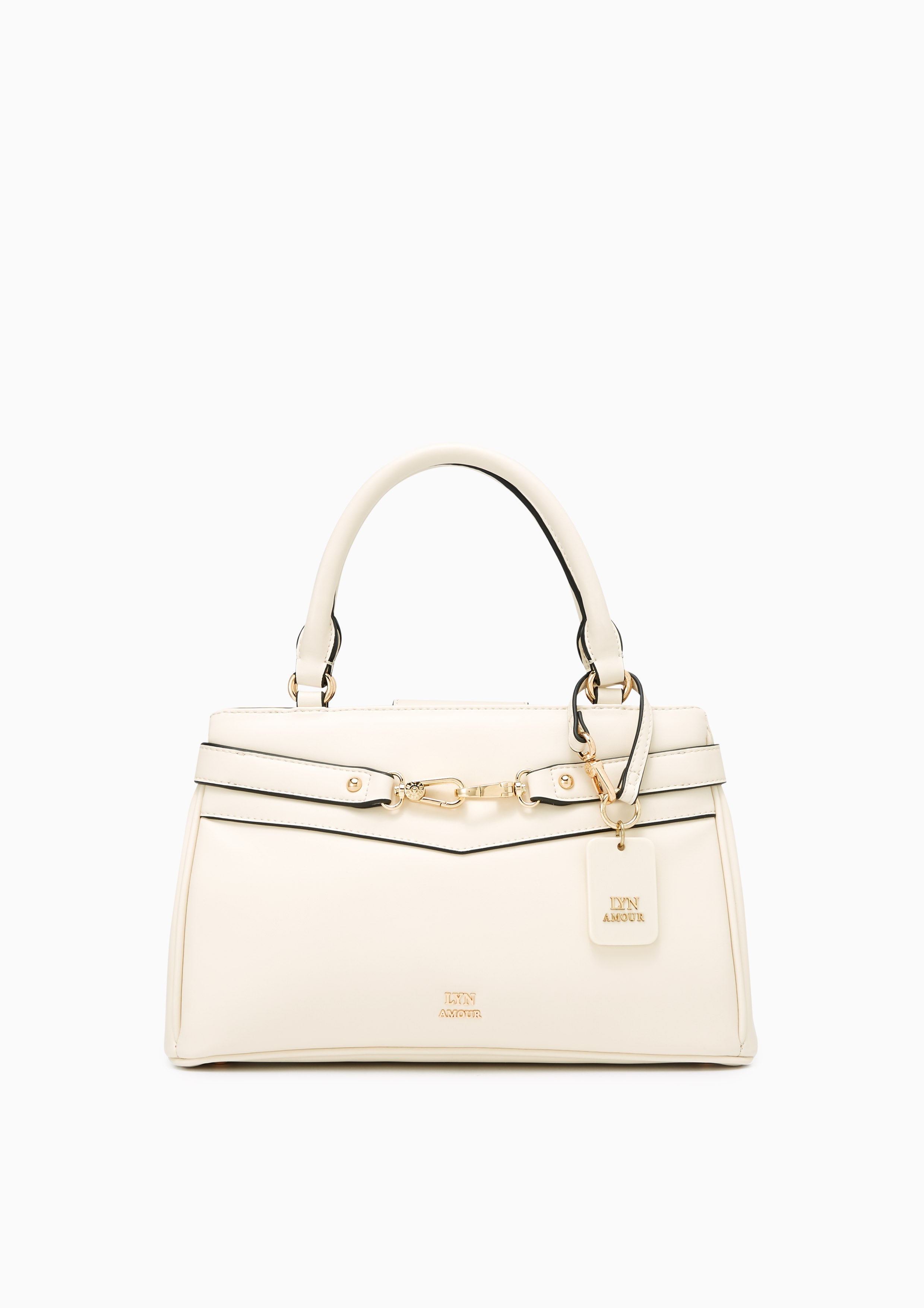 Kinney M Handbag Ivory - Lyn TH