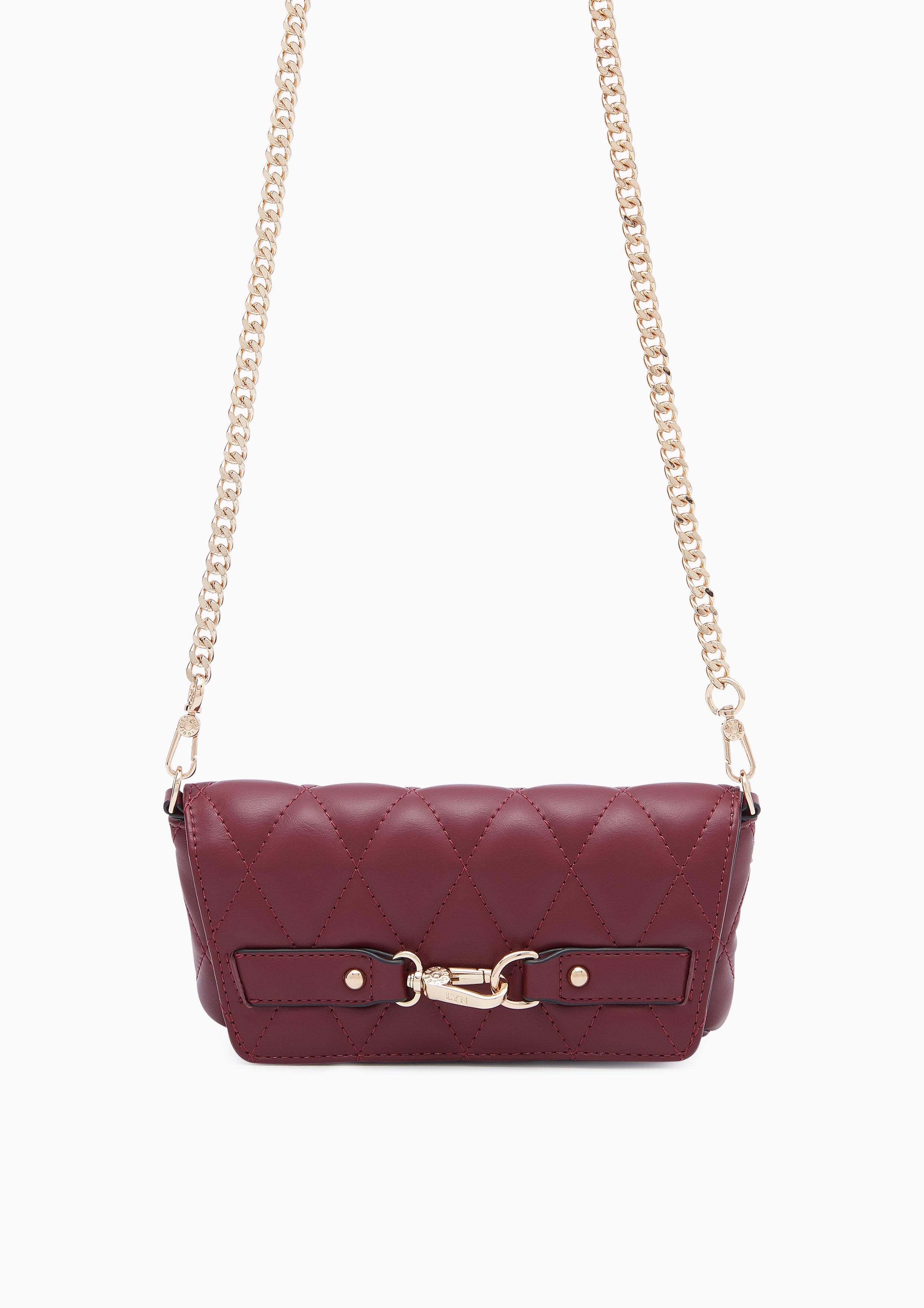 Kinney Mini Crossbody Bag Dark Red - Lyn TH