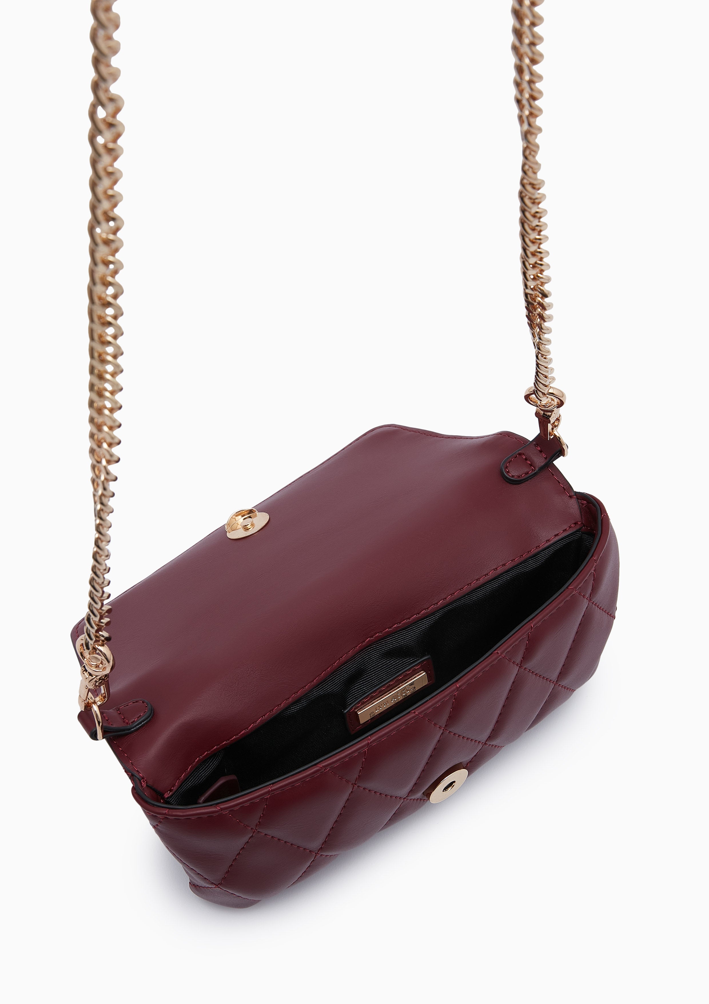 Kinney Mini Crossbody Bag Dark Red - Lyn TH