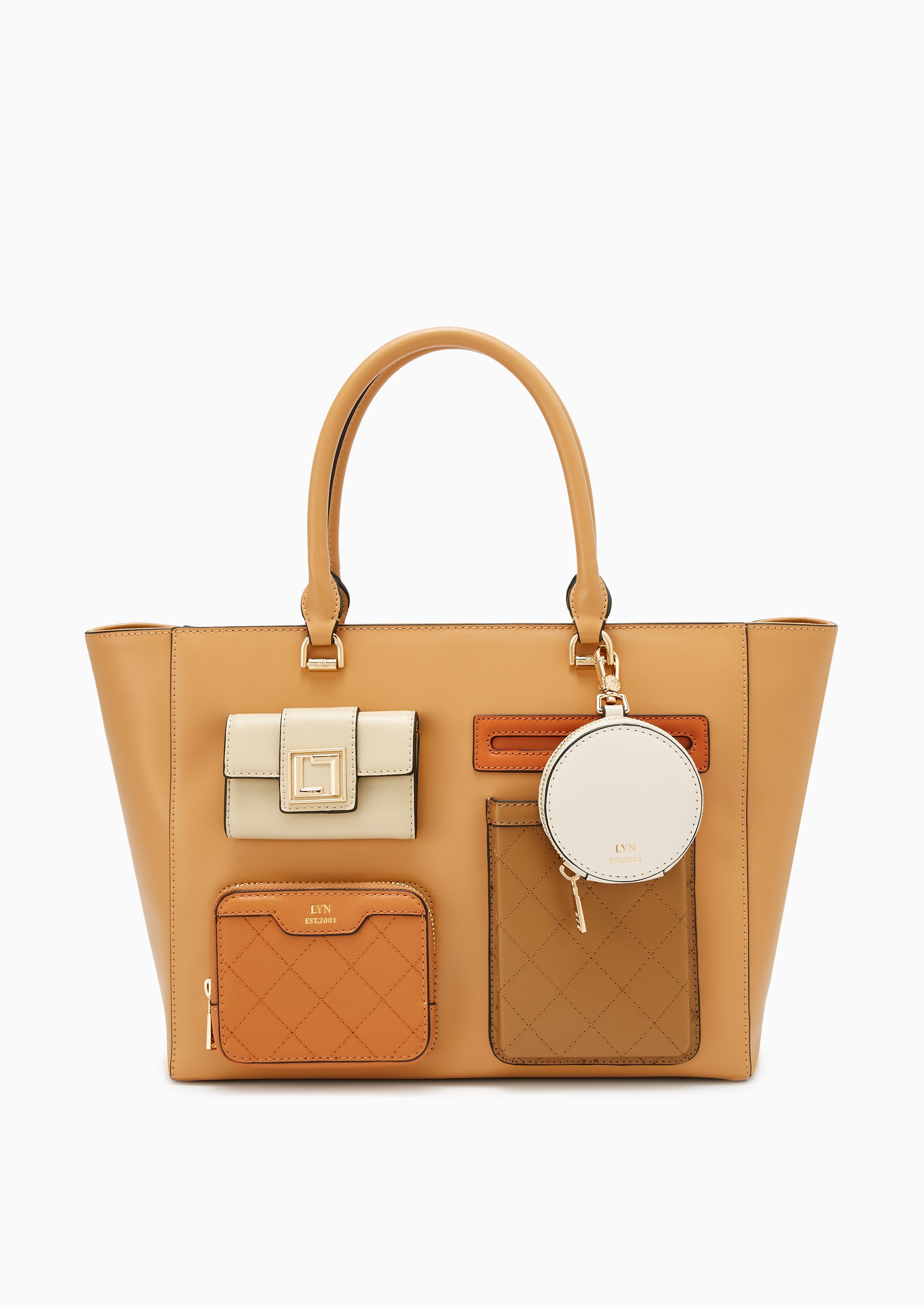 Arlo L Tote Bag Beige - Lyn TH