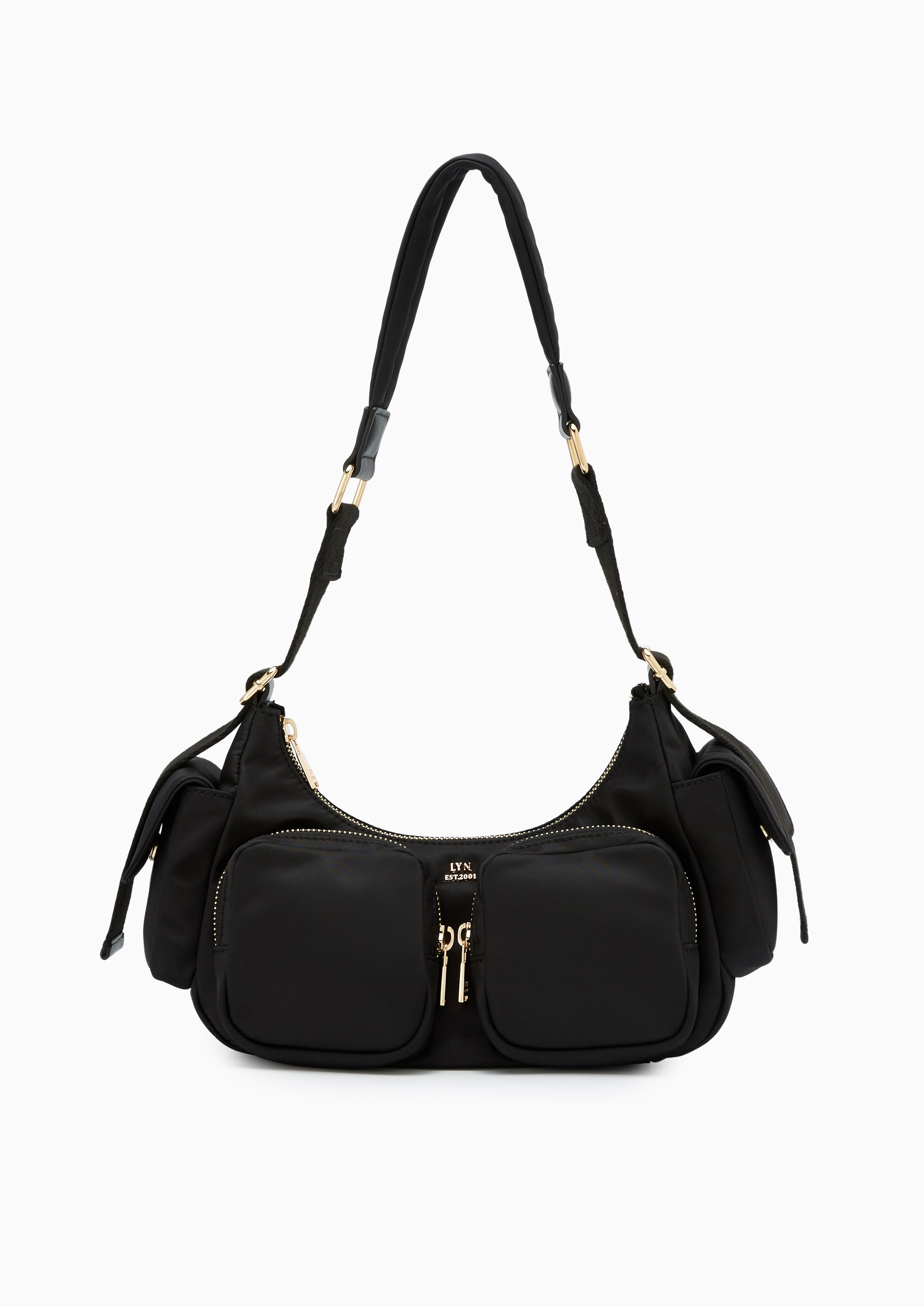 Plantis Shoulderbag Black - Lyn TH