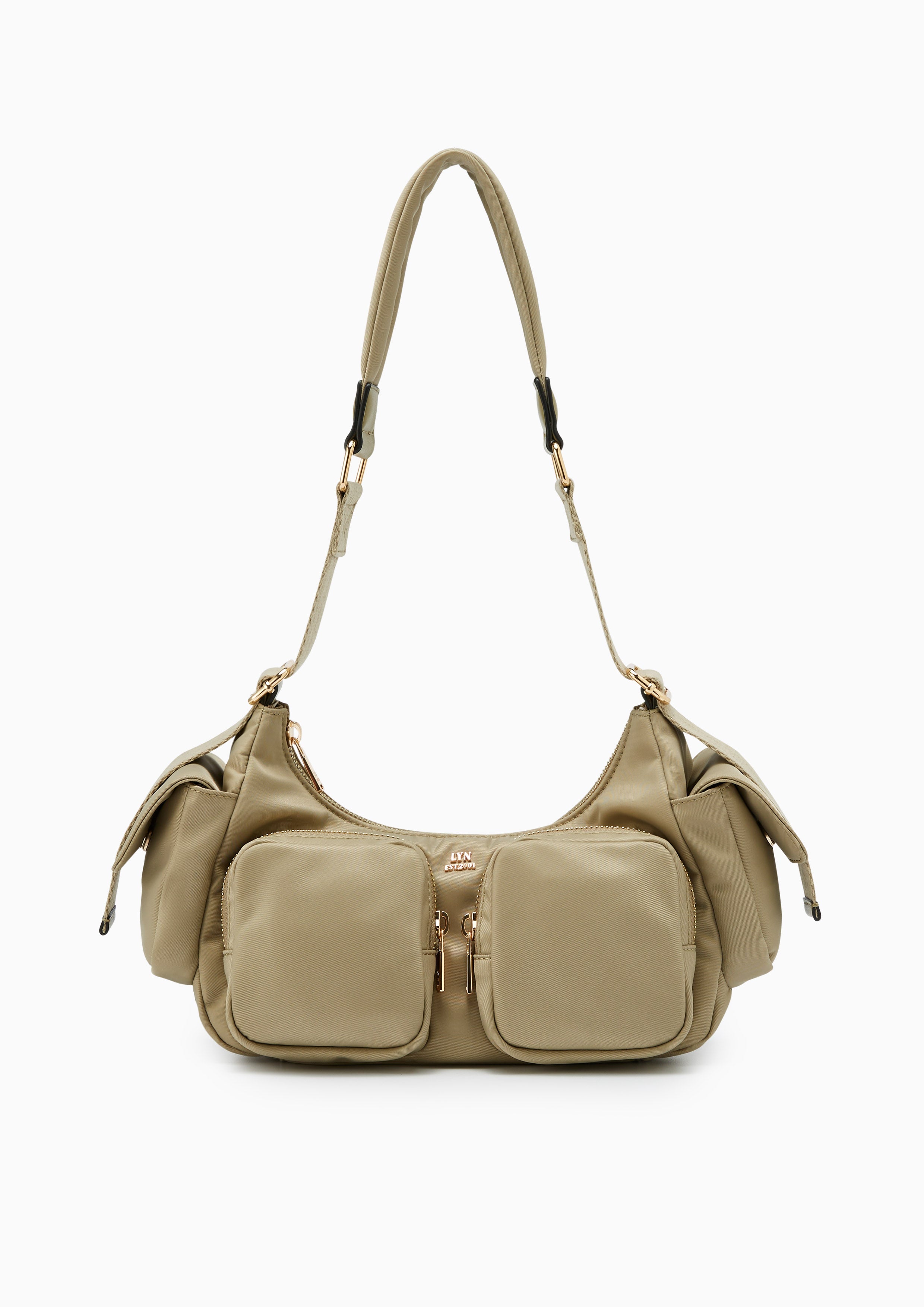 Plantis Shoulderbag Taupe - Lyn TH