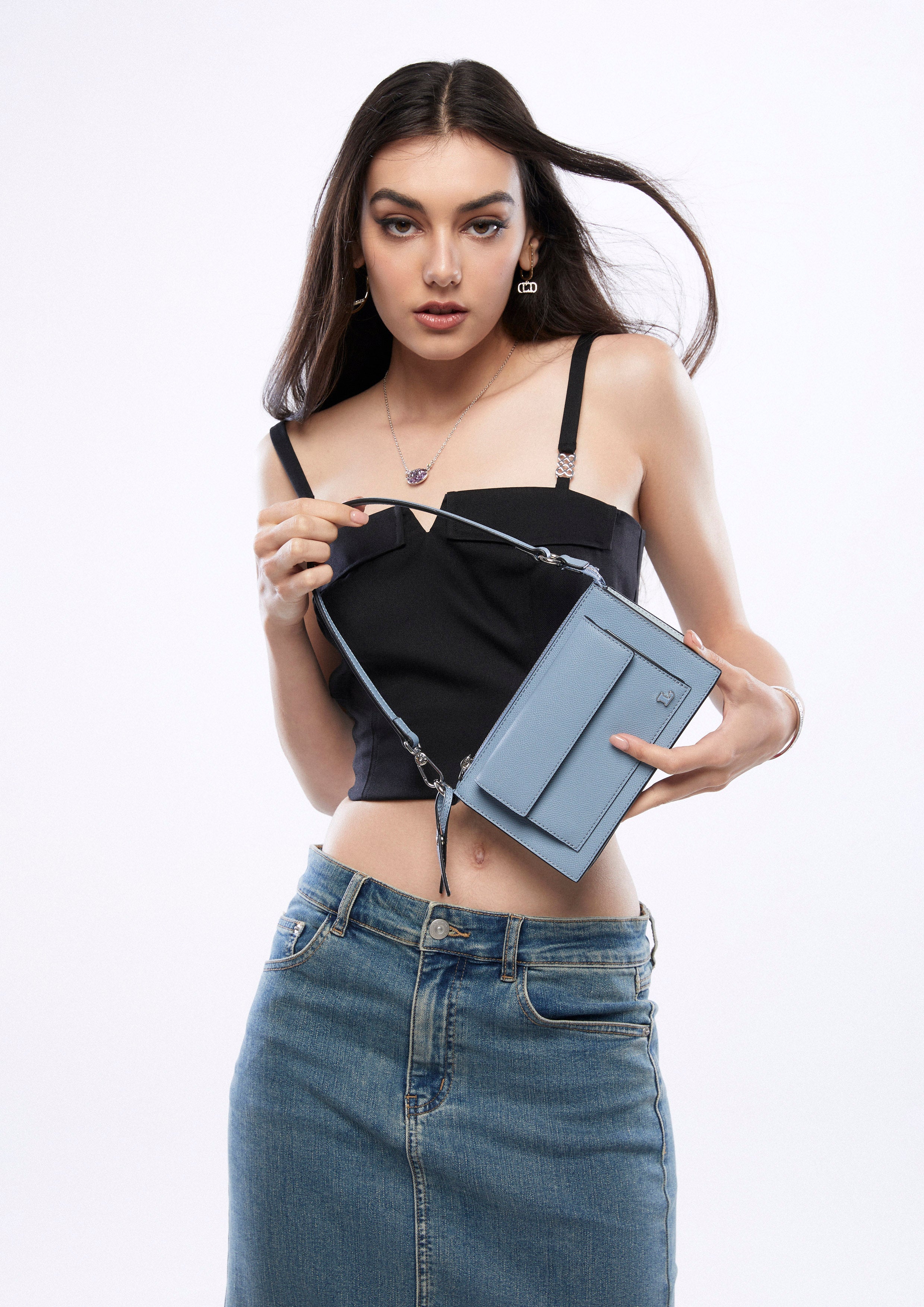 Serenity Shoulder Bag Blue - Lyn TH