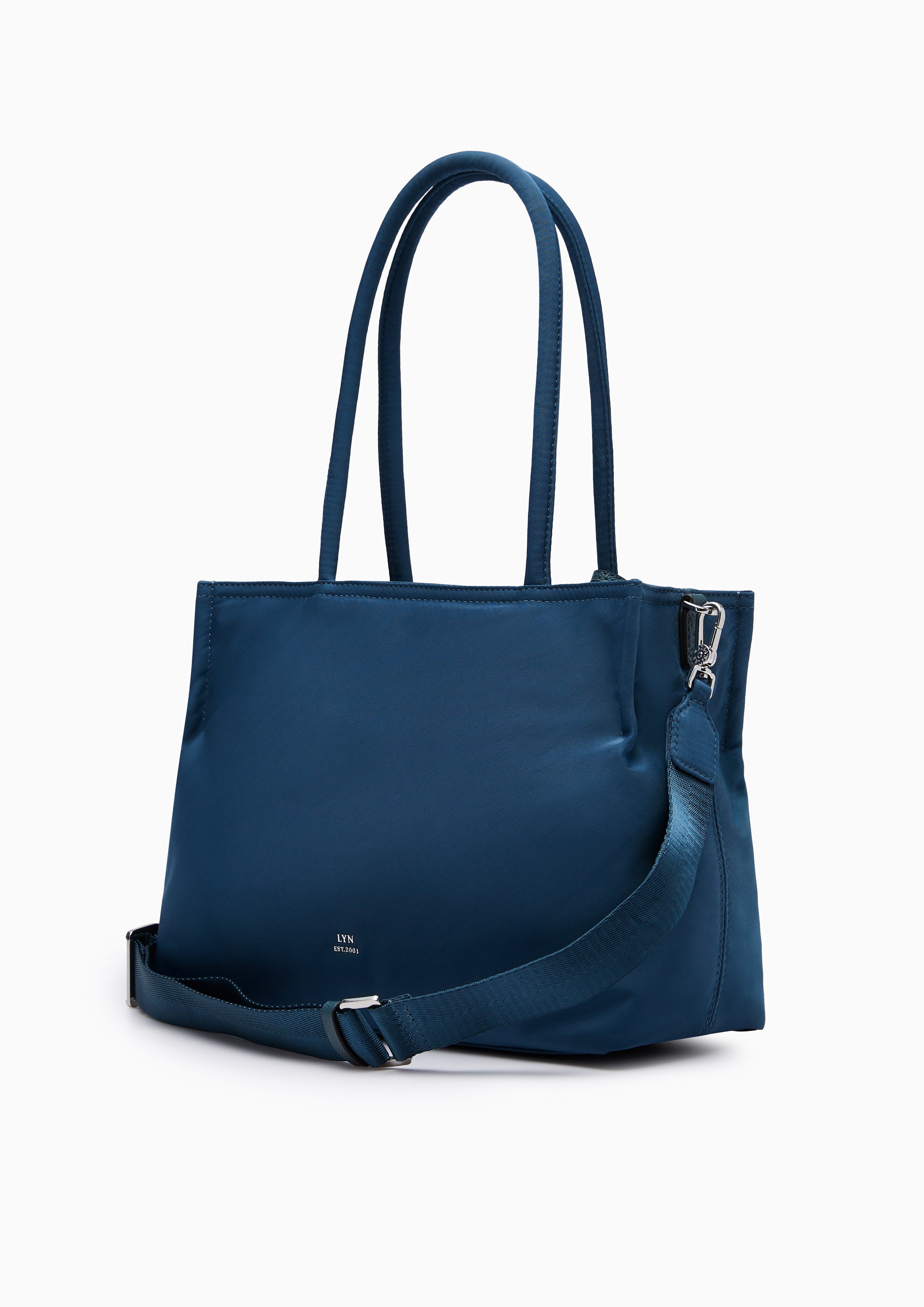 Serenity Nylon Tote Bag Dark Blue - Lyn TH