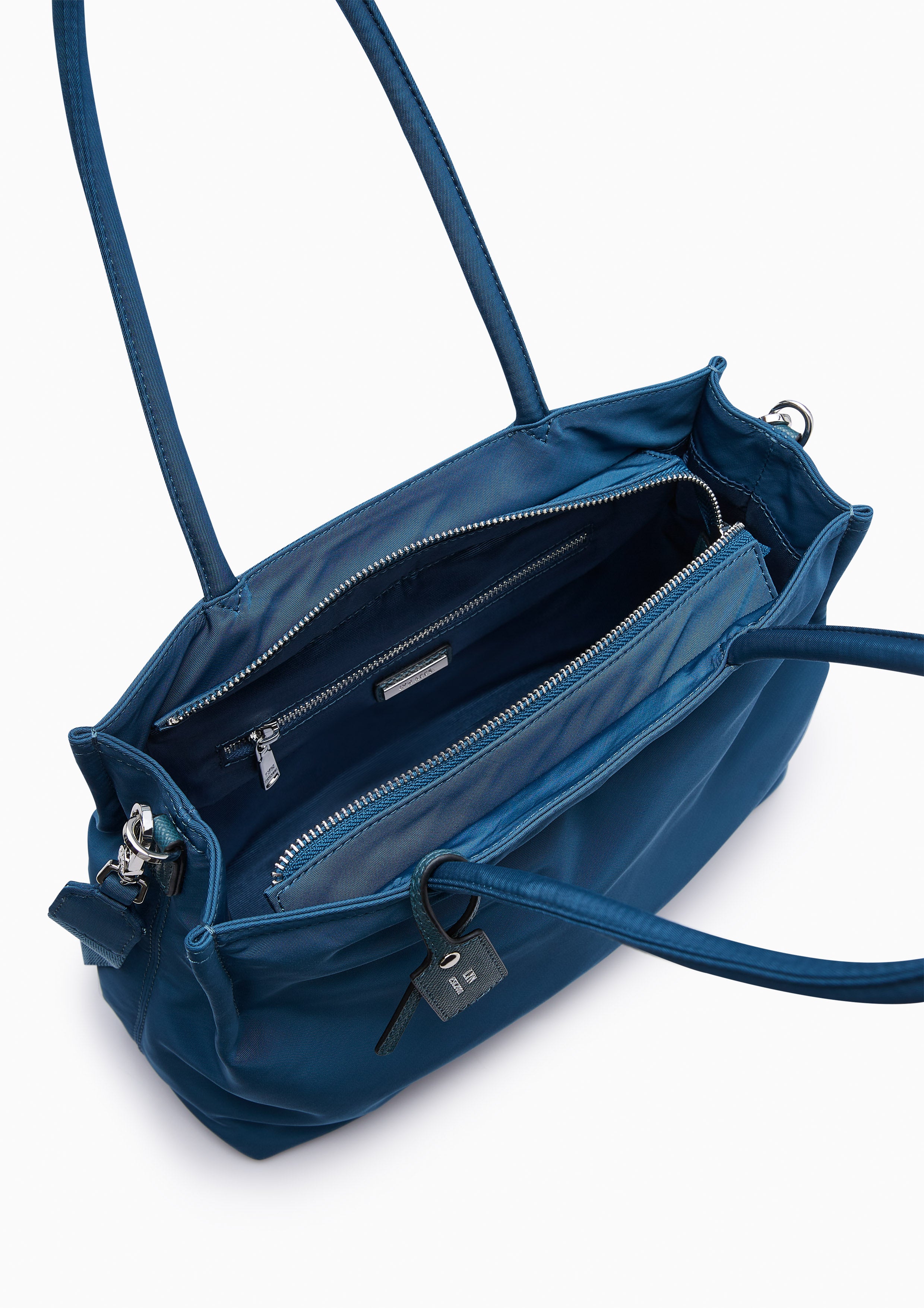 Serenity Nylon Tote Bag Dark Blue - Lyn TH