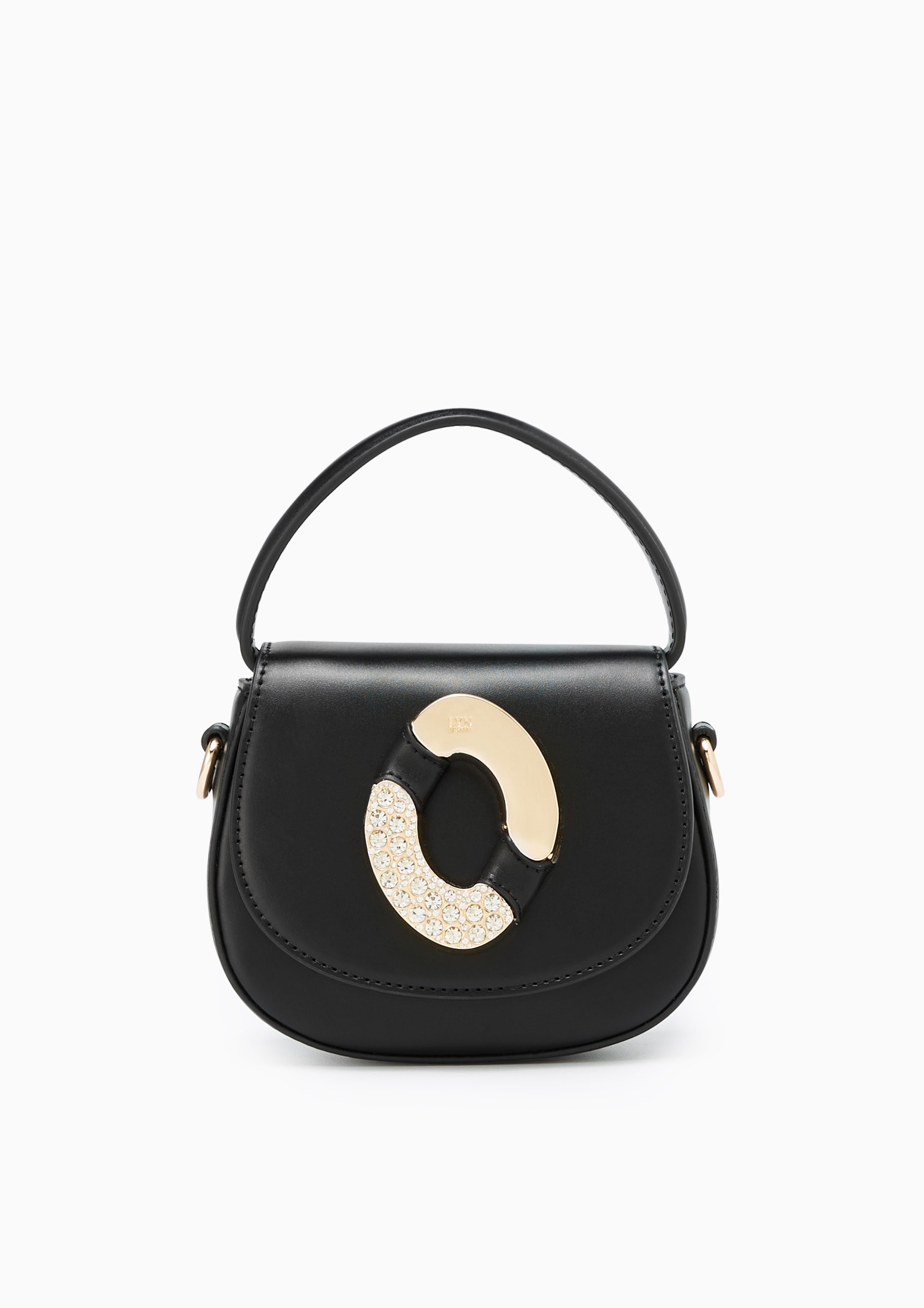 Gem Mini Crossbody Bag Black - Lyn TH