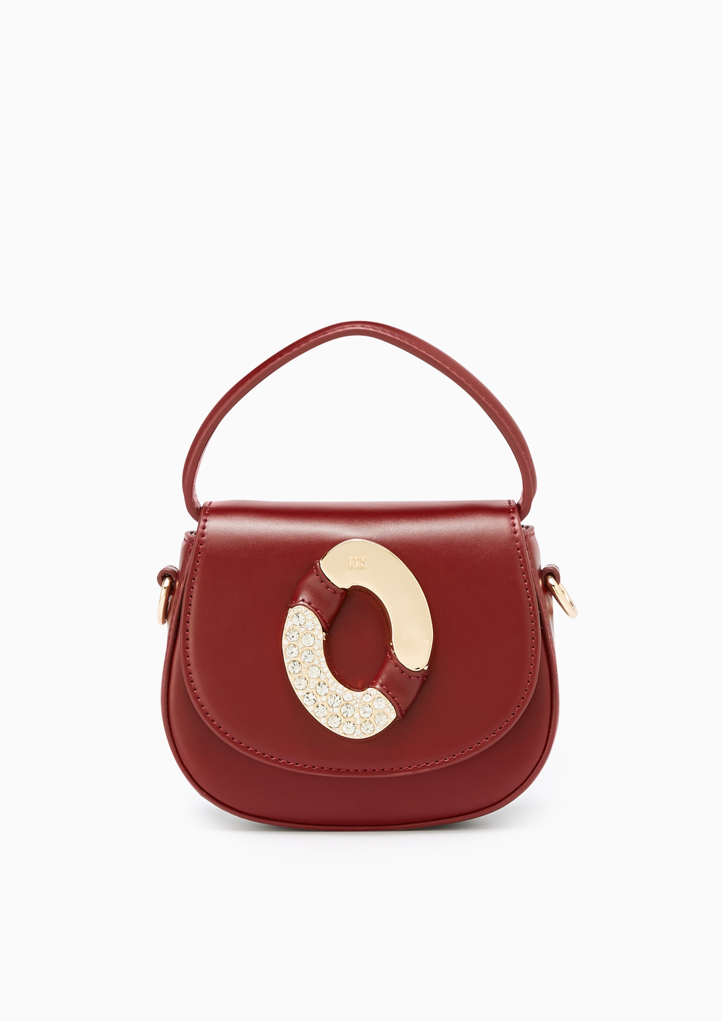 Gem Mini Crossbody Bag Dark Red - Lyn TH