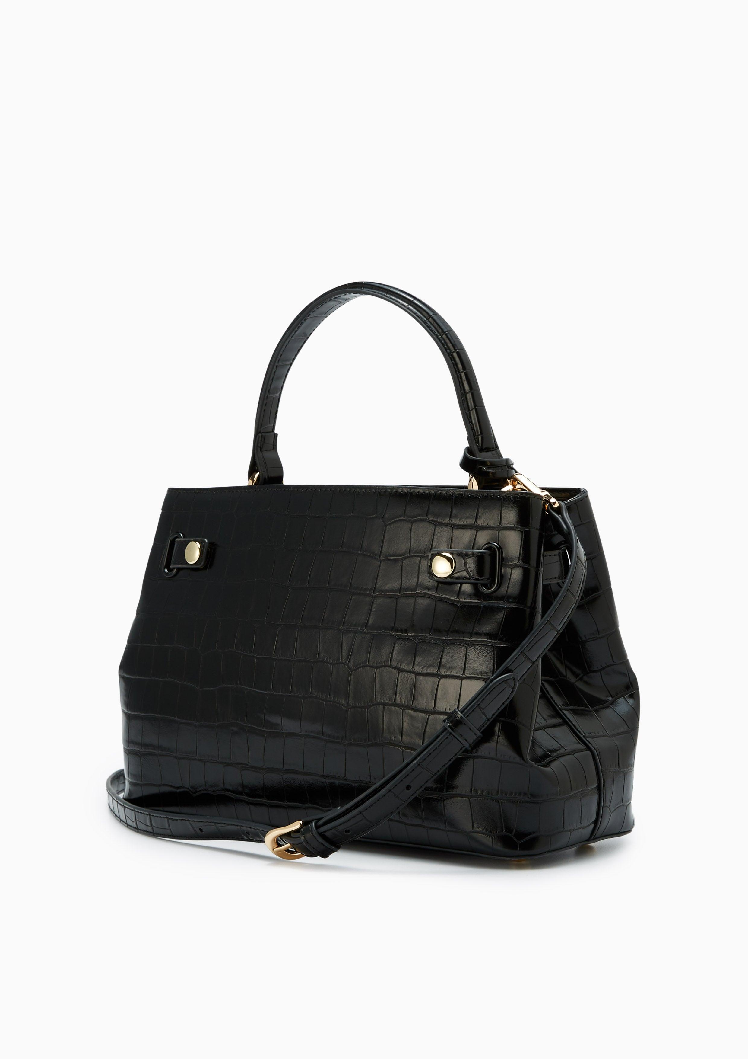 Venus Top Handle Bag M Black