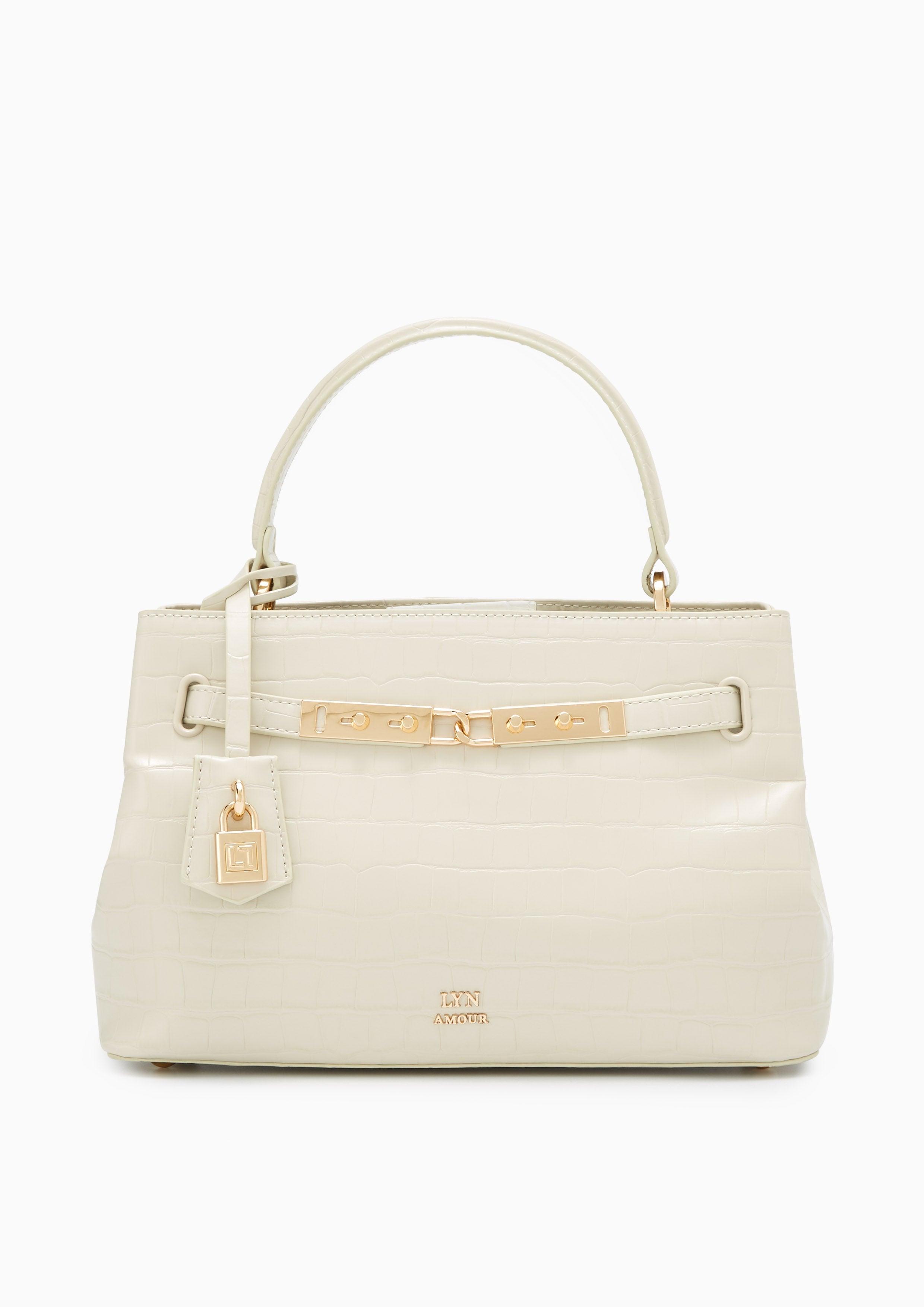 Venus Top Handle Bag M Light Grey