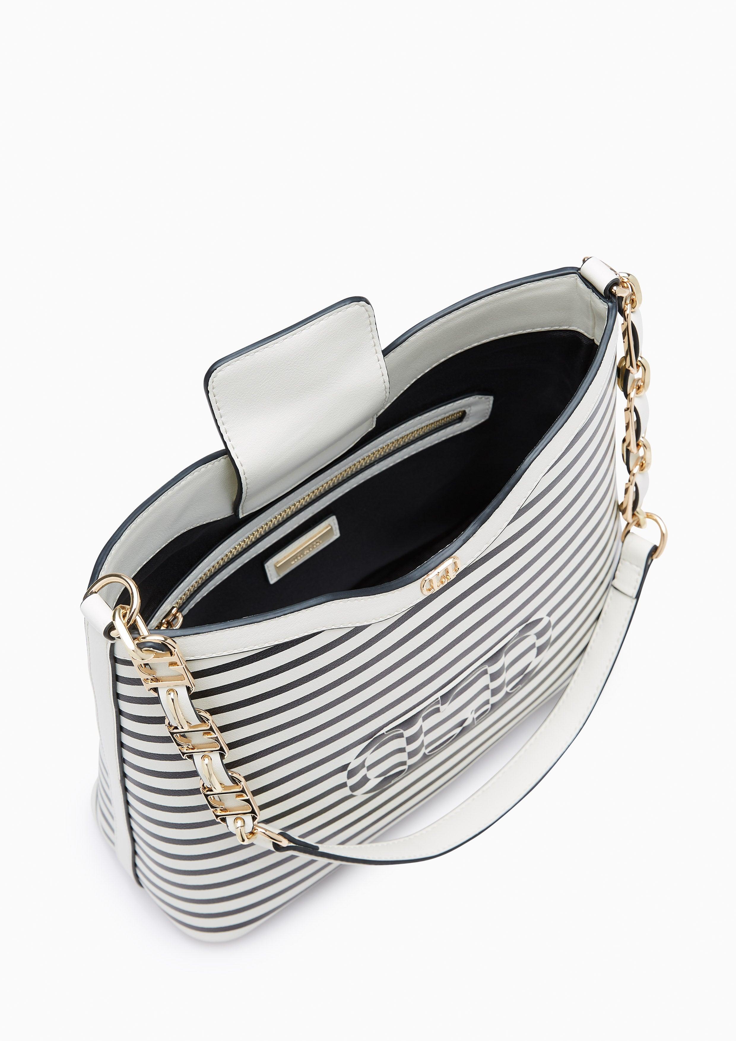 Archie Hobo Crossbody Bag White