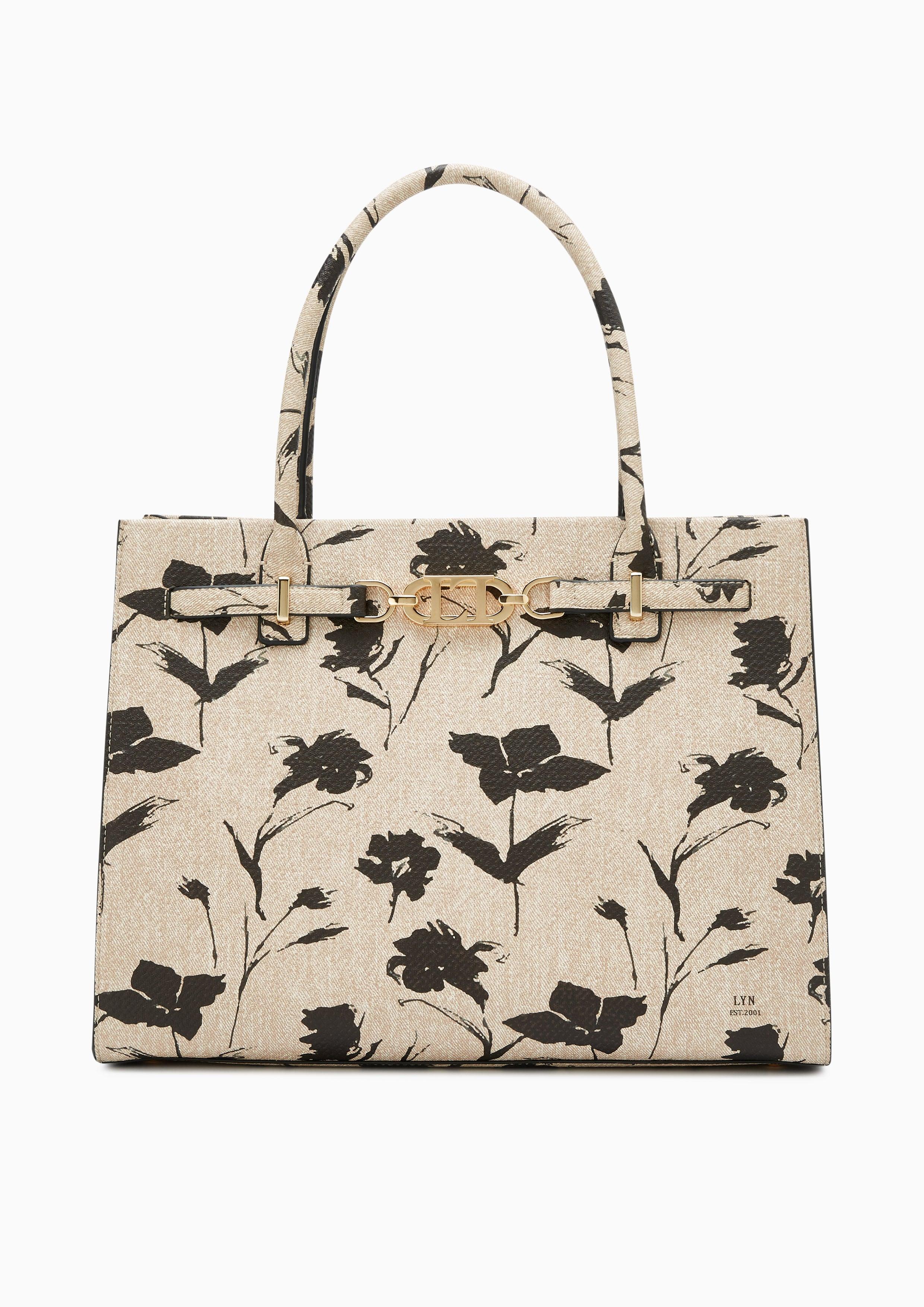 Limar Tote Bag Xl Printed Beige