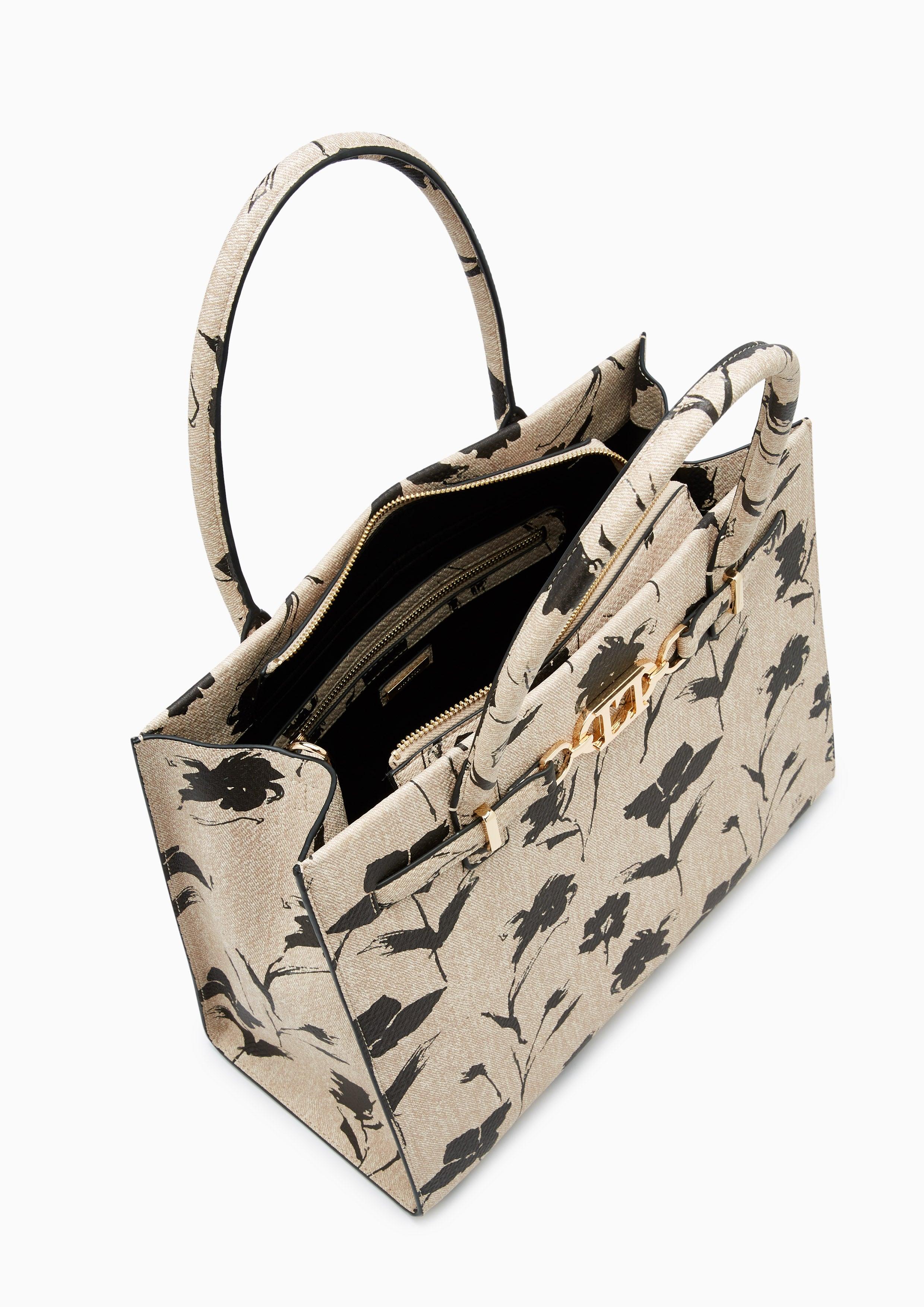 Limar Tote Bag Xl Printed Beige