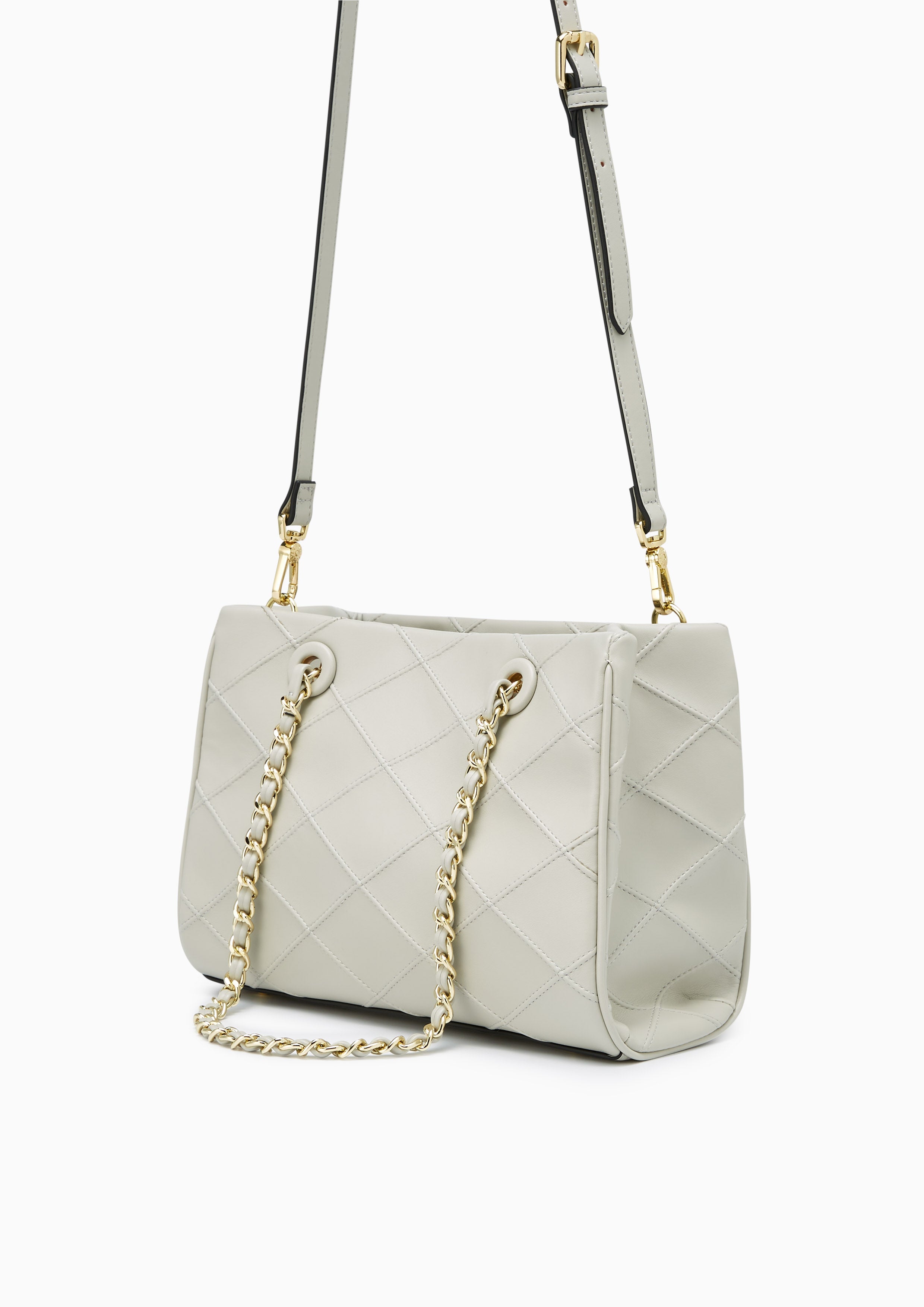 Camille S Shoulder Bag Light Grey - Lyn TH