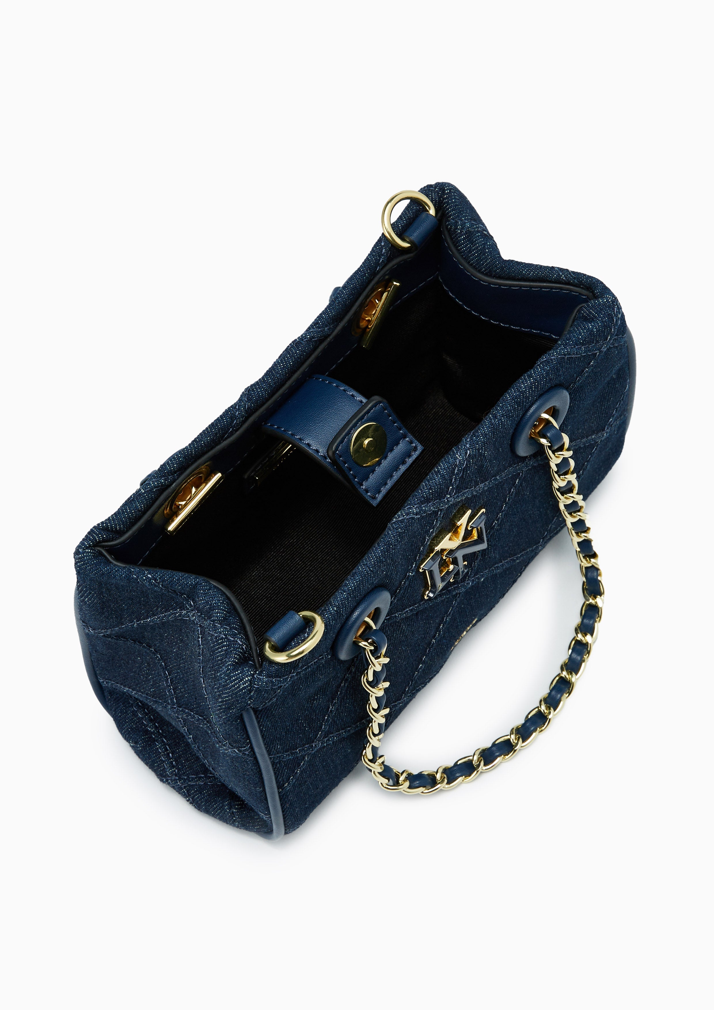 Camille Denim Mini Shoulder Bag Blue - Lyn TH