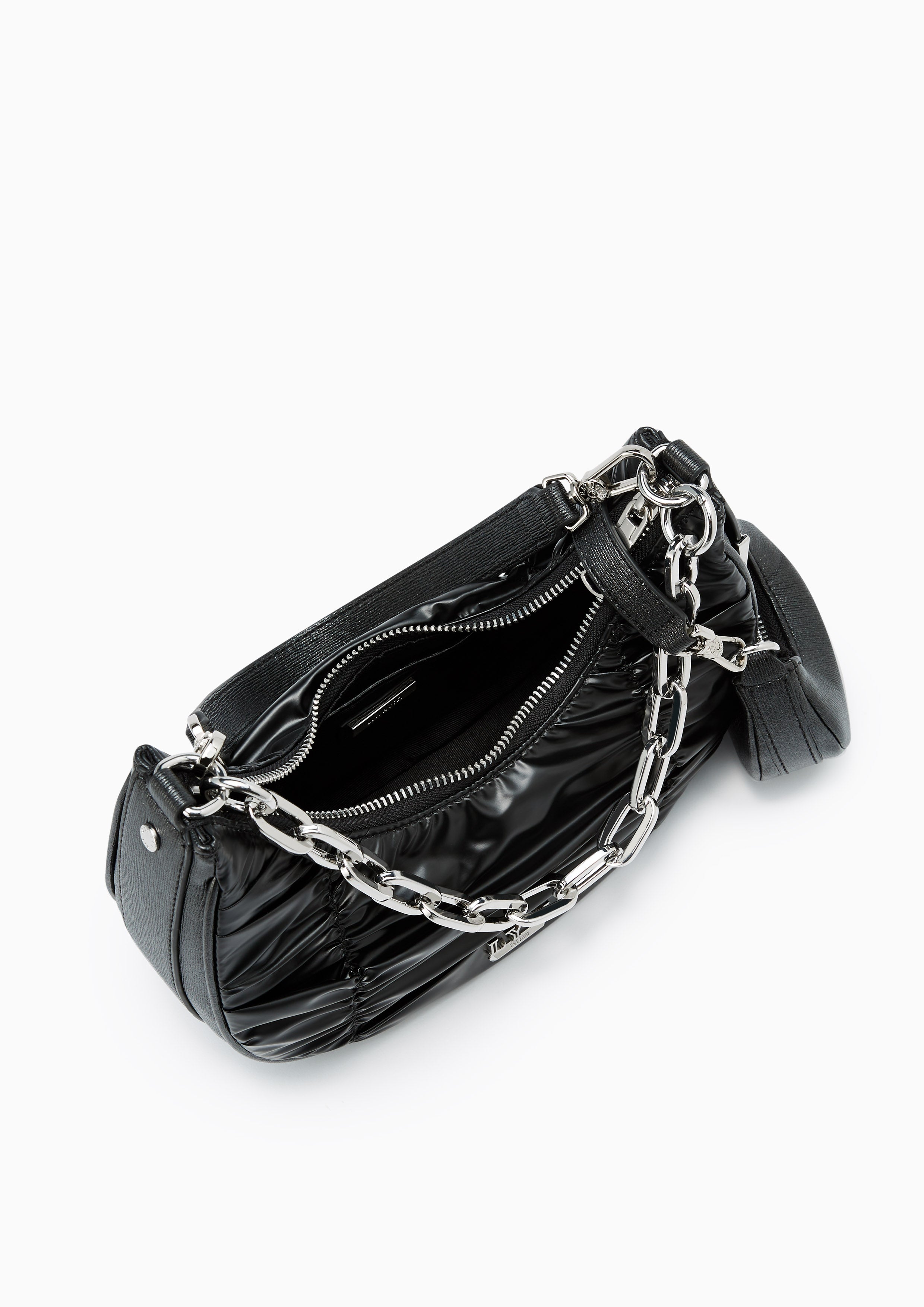 Diva Nylon Shoulder Bag Black - Lyn TH