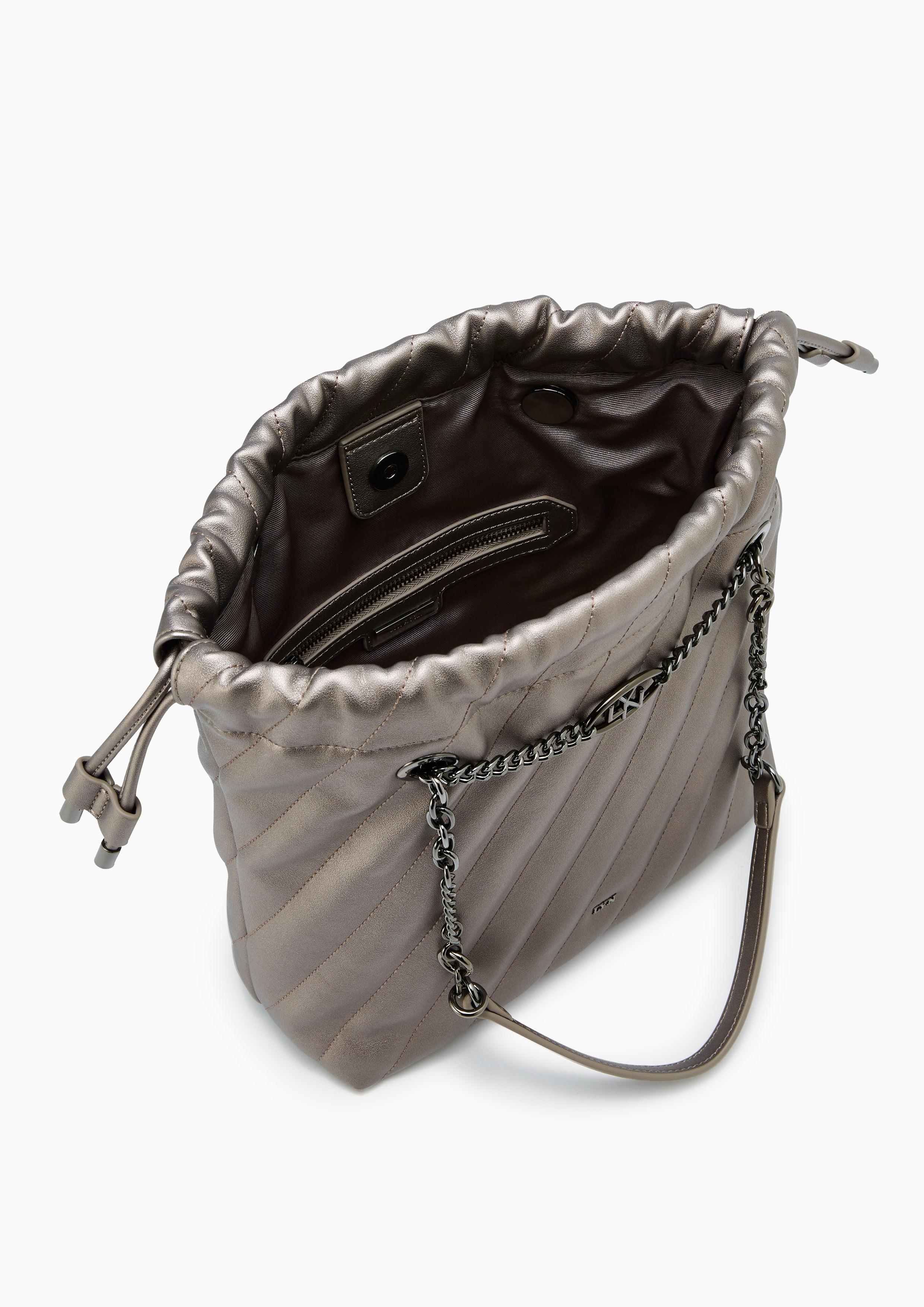 Ameilah Drawstring Bag Grey - Lyn TH