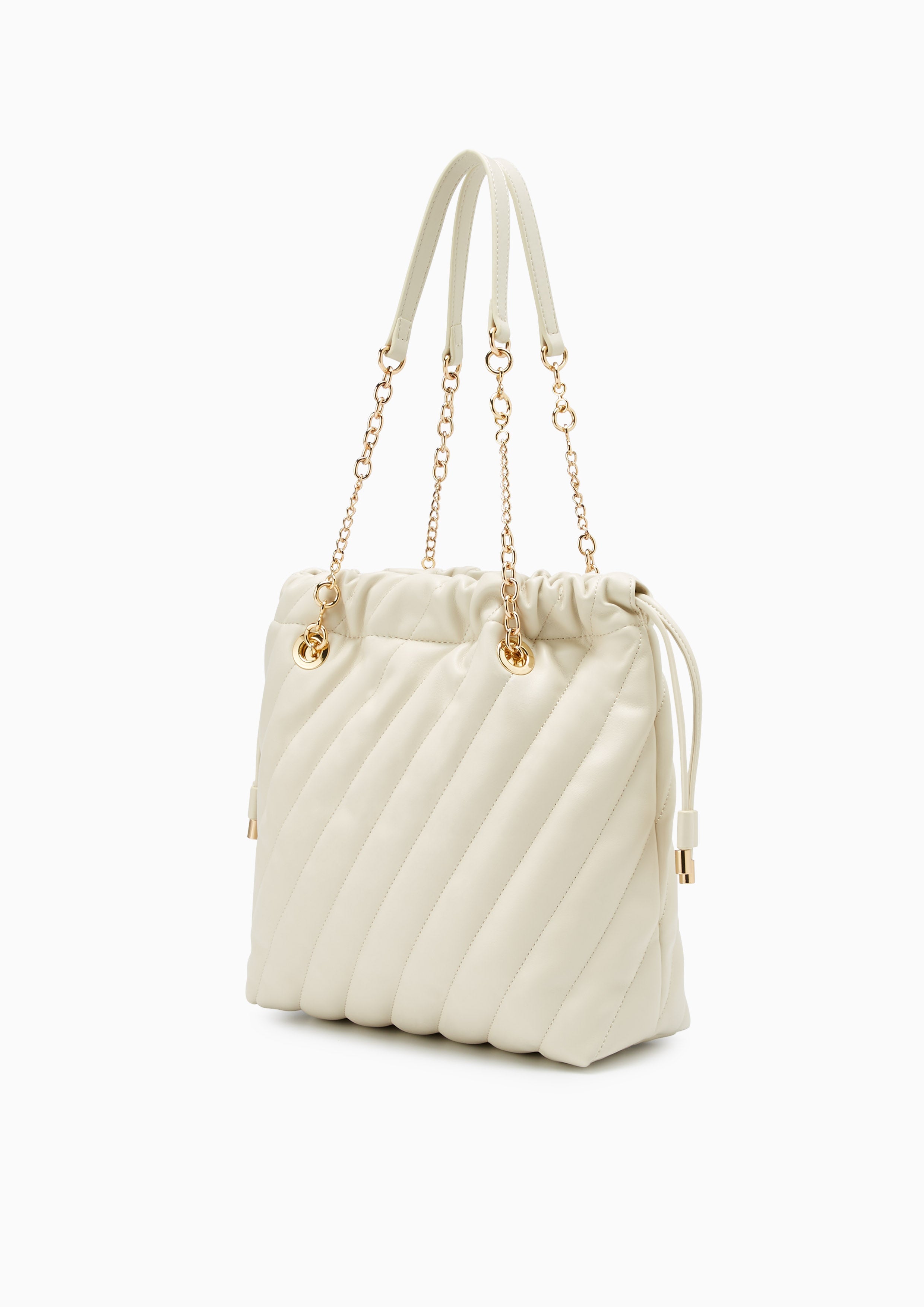 Ameilah Hobo M Shoulder Bag Ivory - Lyn TH