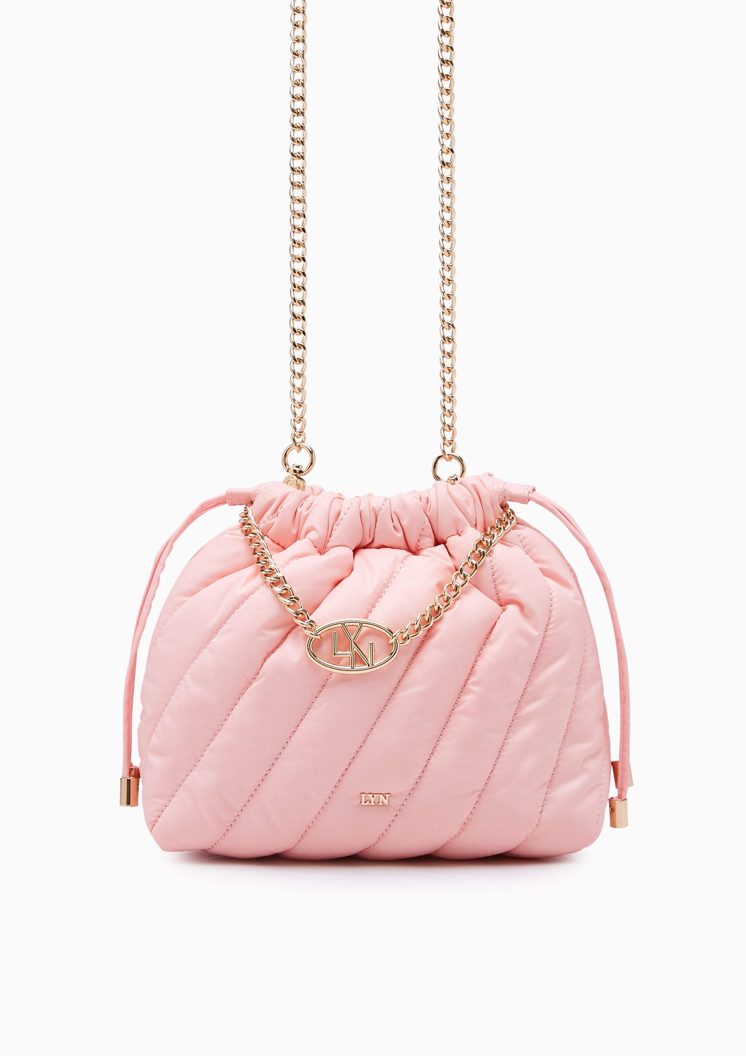 Ameilah Hobo S Shoulder Bag Pink - Lyn TH