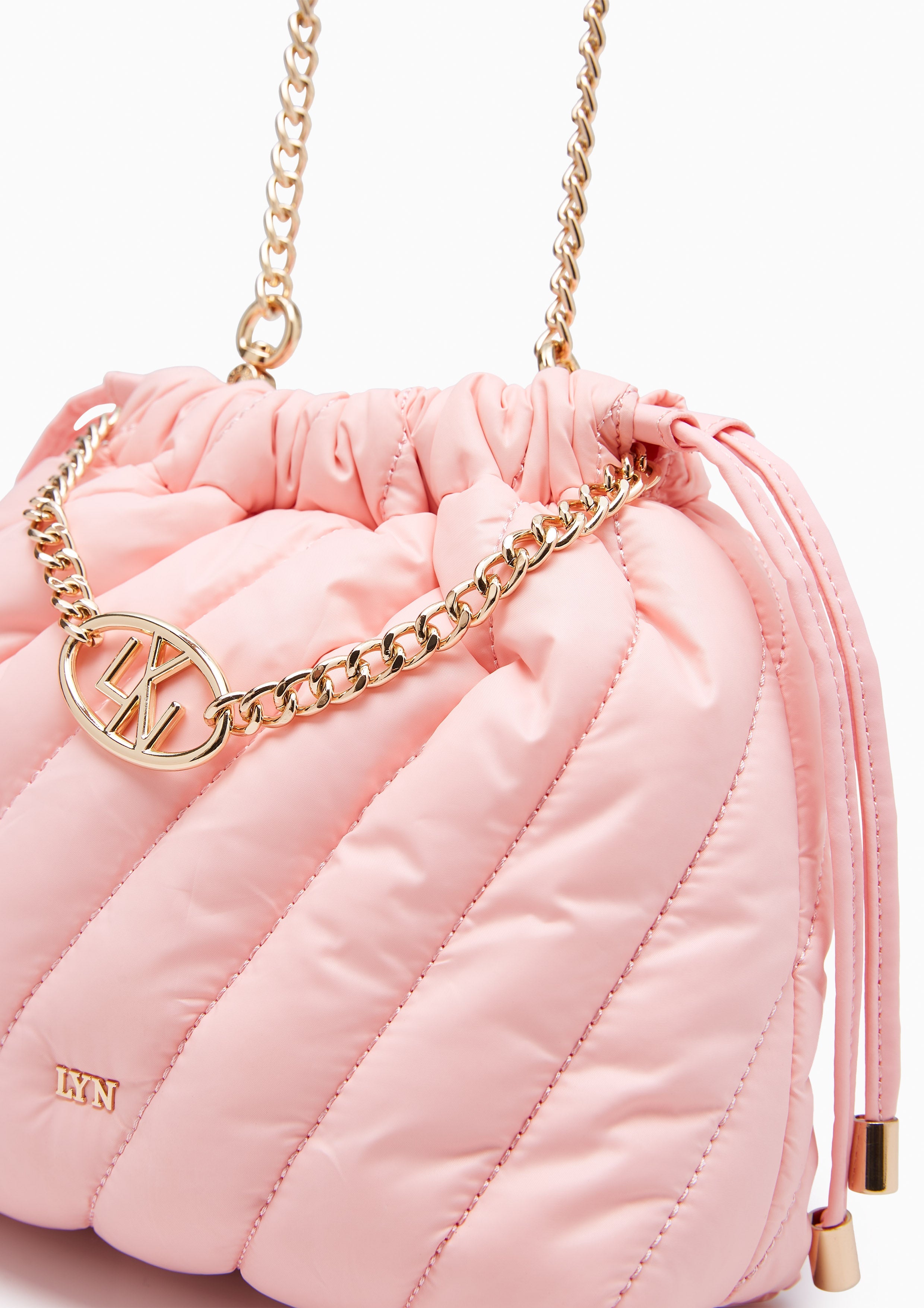 Ameilah Hobo S Shoulder Bag Pink - Lyn TH