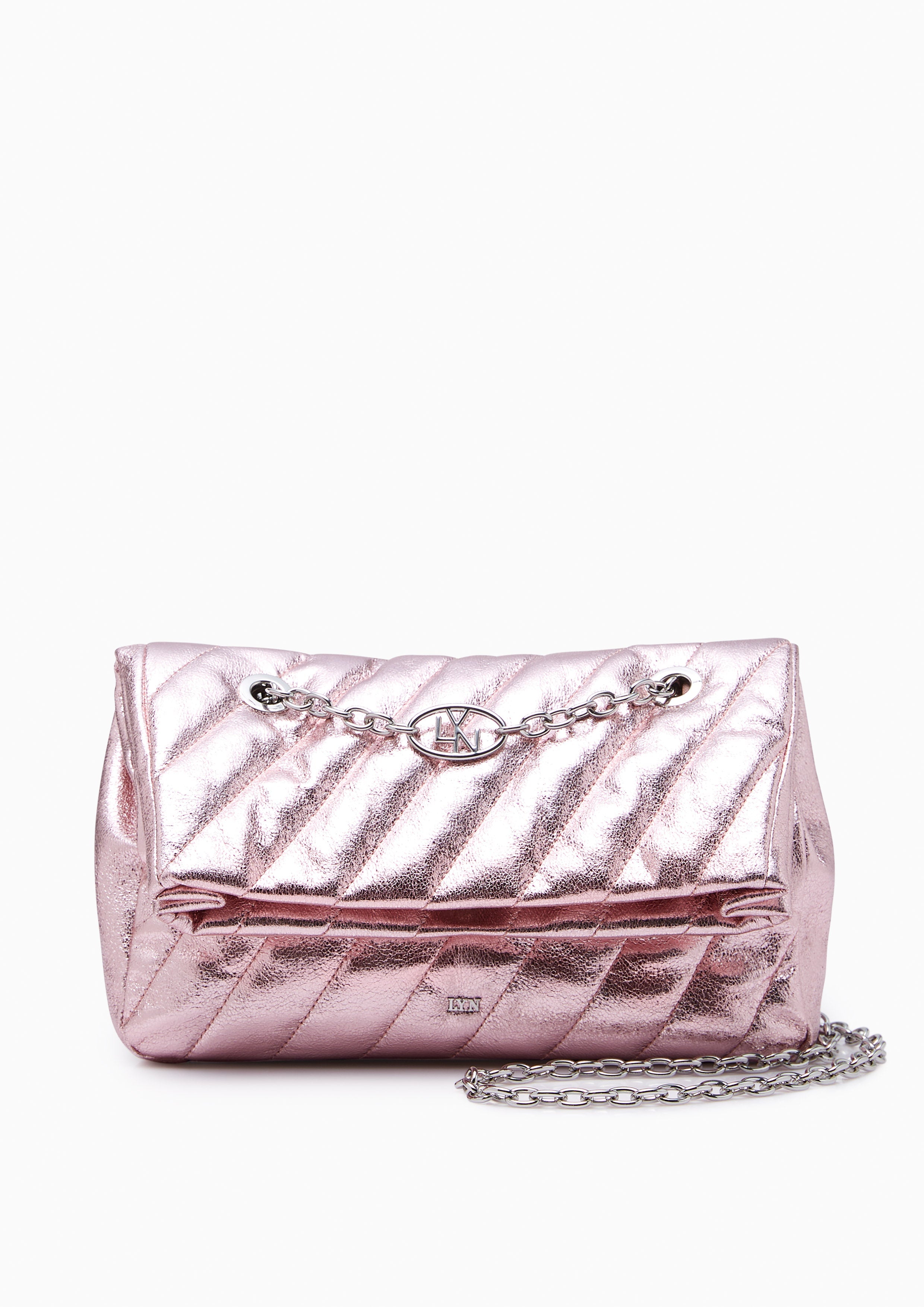 Ameilah Shoulder Bag Rose Gold - Lyn TH