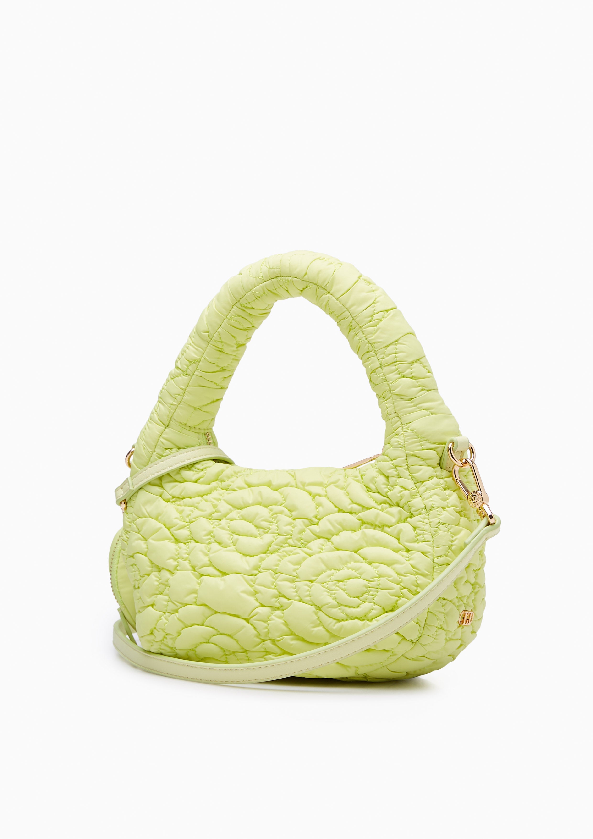 Rosemarie Mini Quilted Crossbody Bag Green - Lyn TH