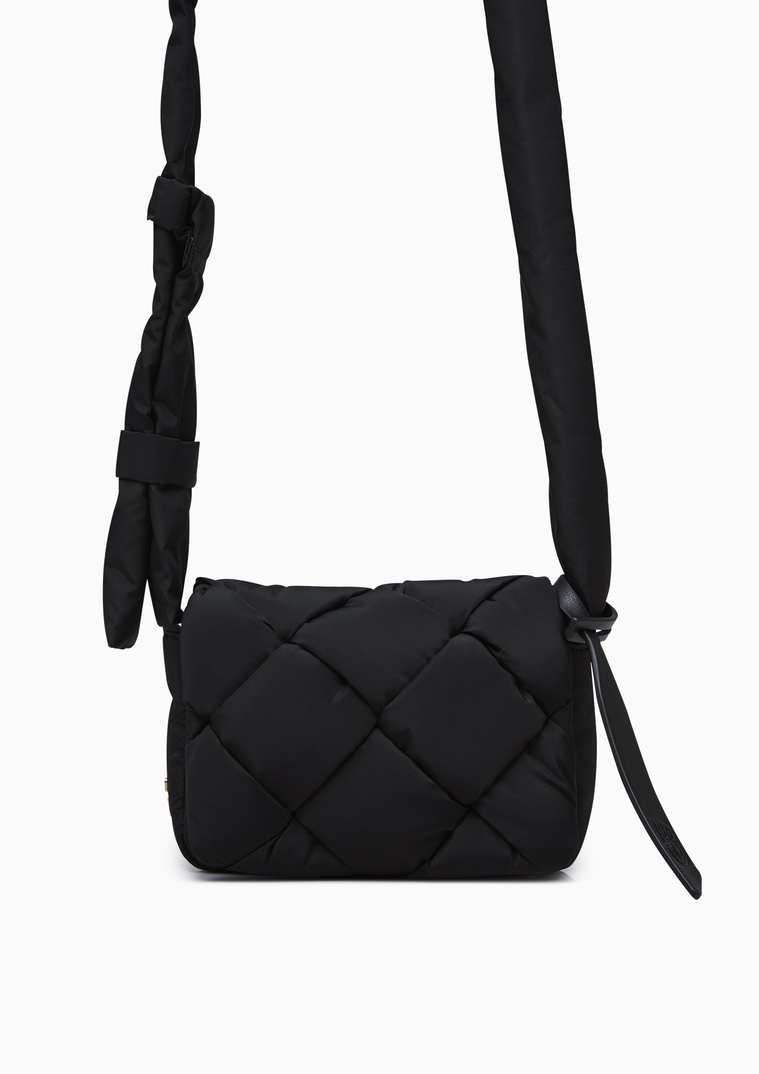 Jaycee Front Flap Crossbody Bag Black - Lyn TH