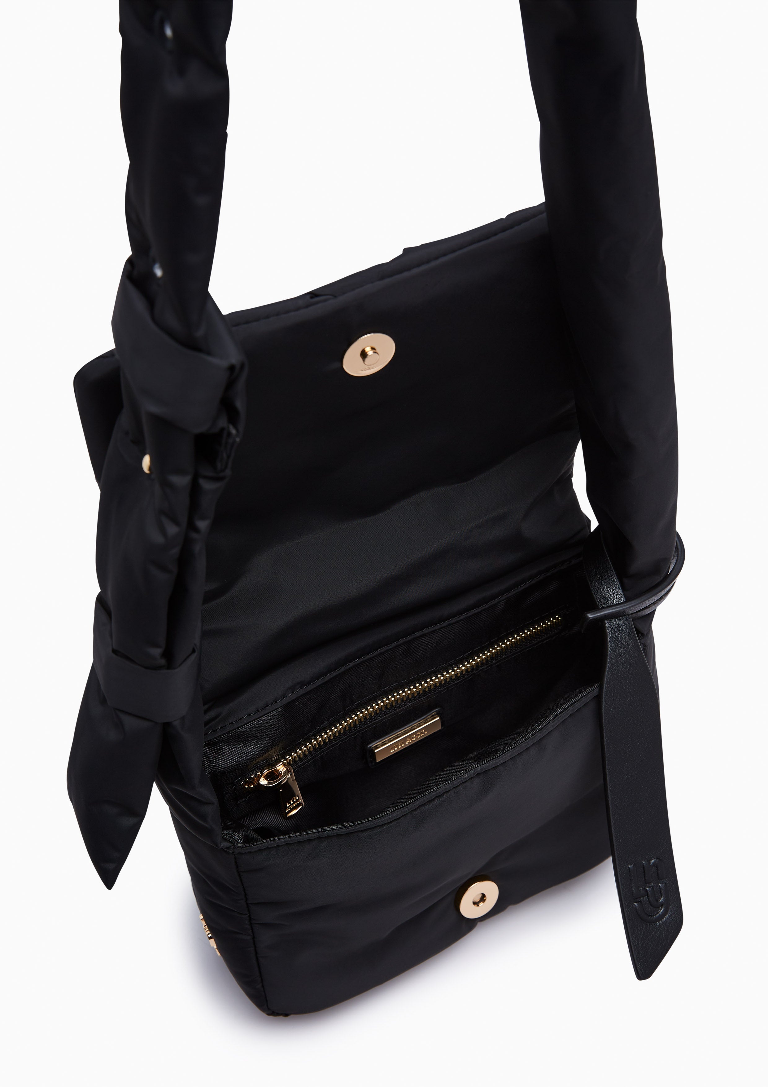 Jaycee Front Flap Crossbody Bag Black - Lyn TH