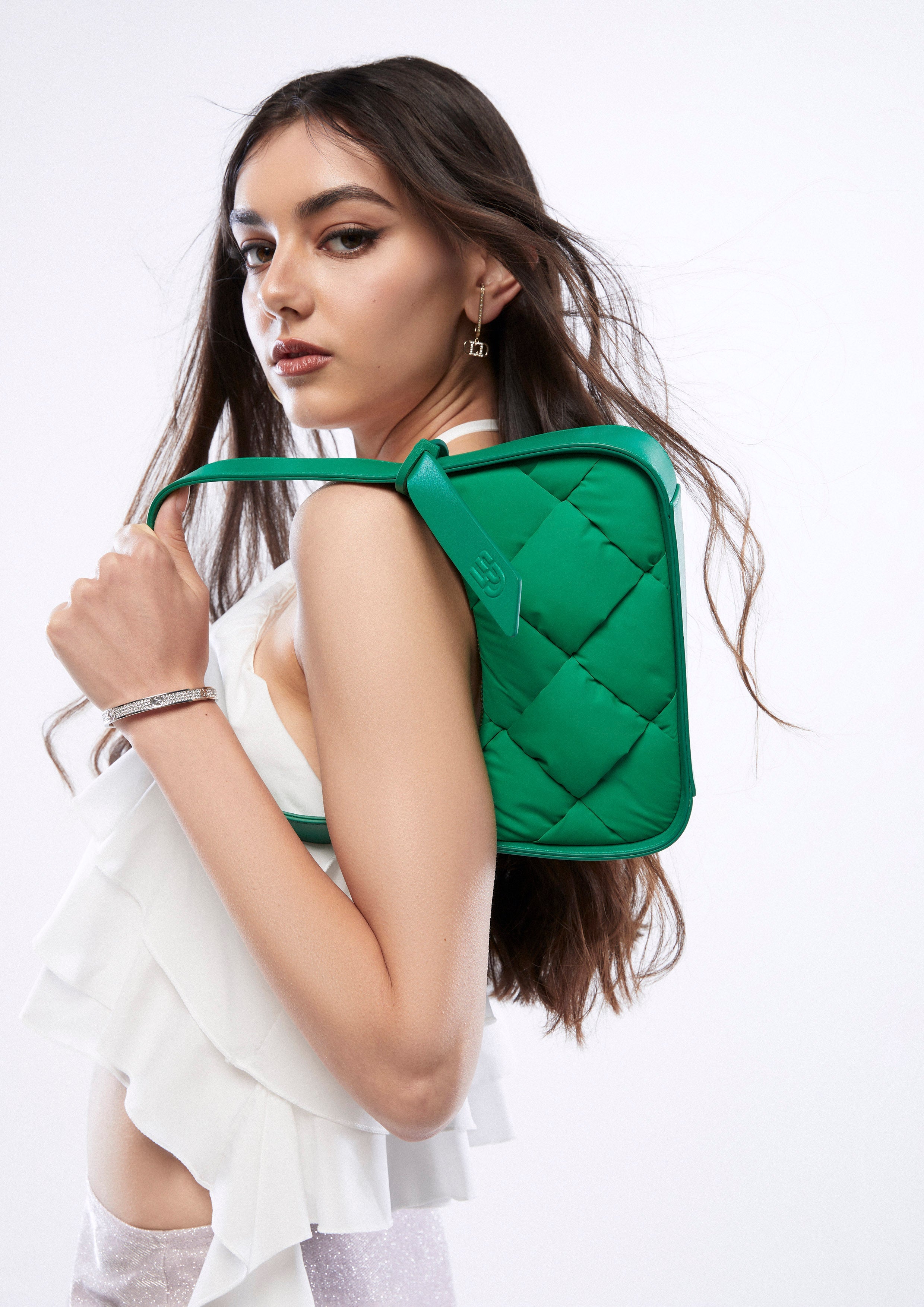 Jaycee Shoulder Bag Green - Lyn TH