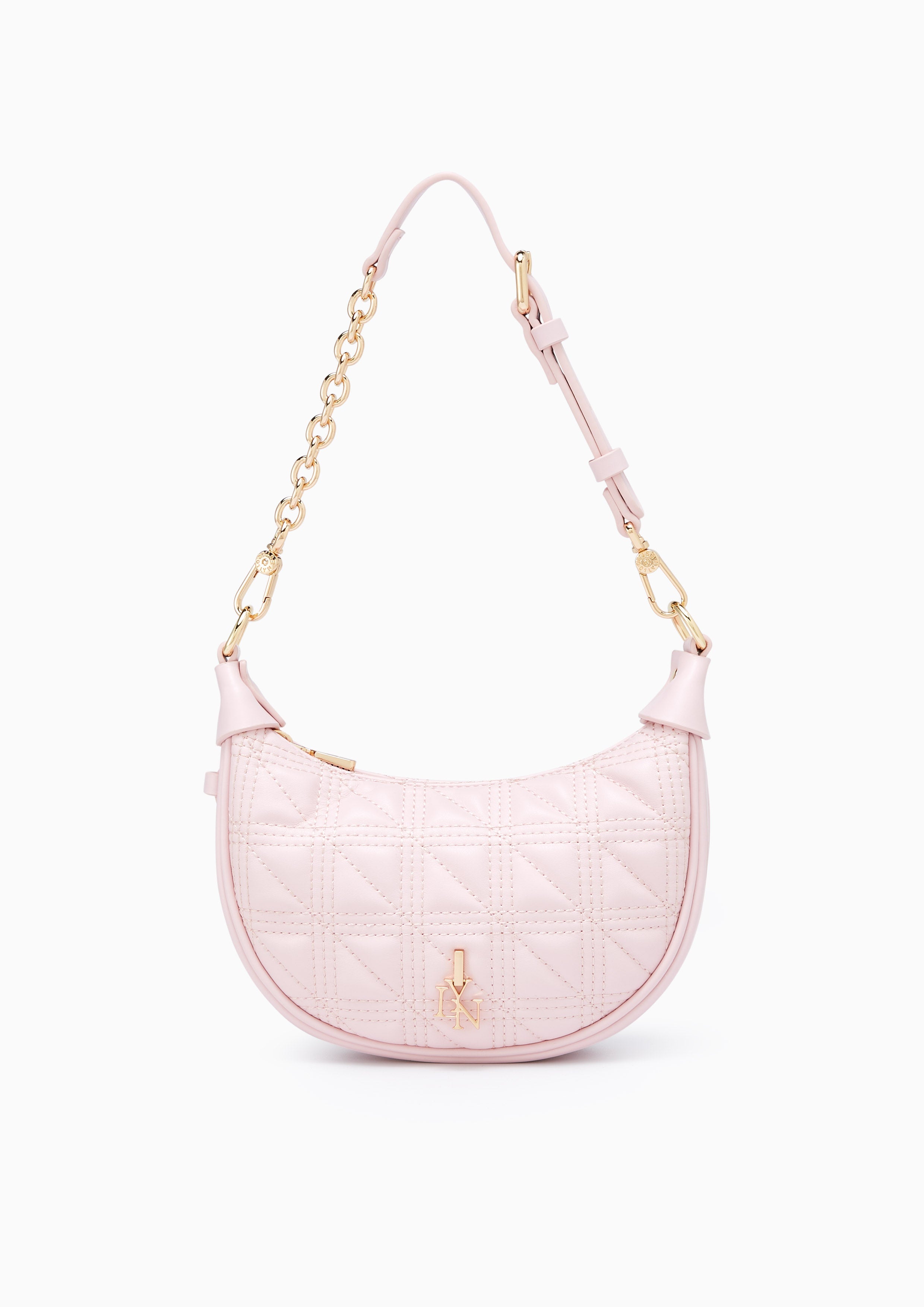 Aurelia Half Moon S Shoulder Bag Pink - Lyn TH