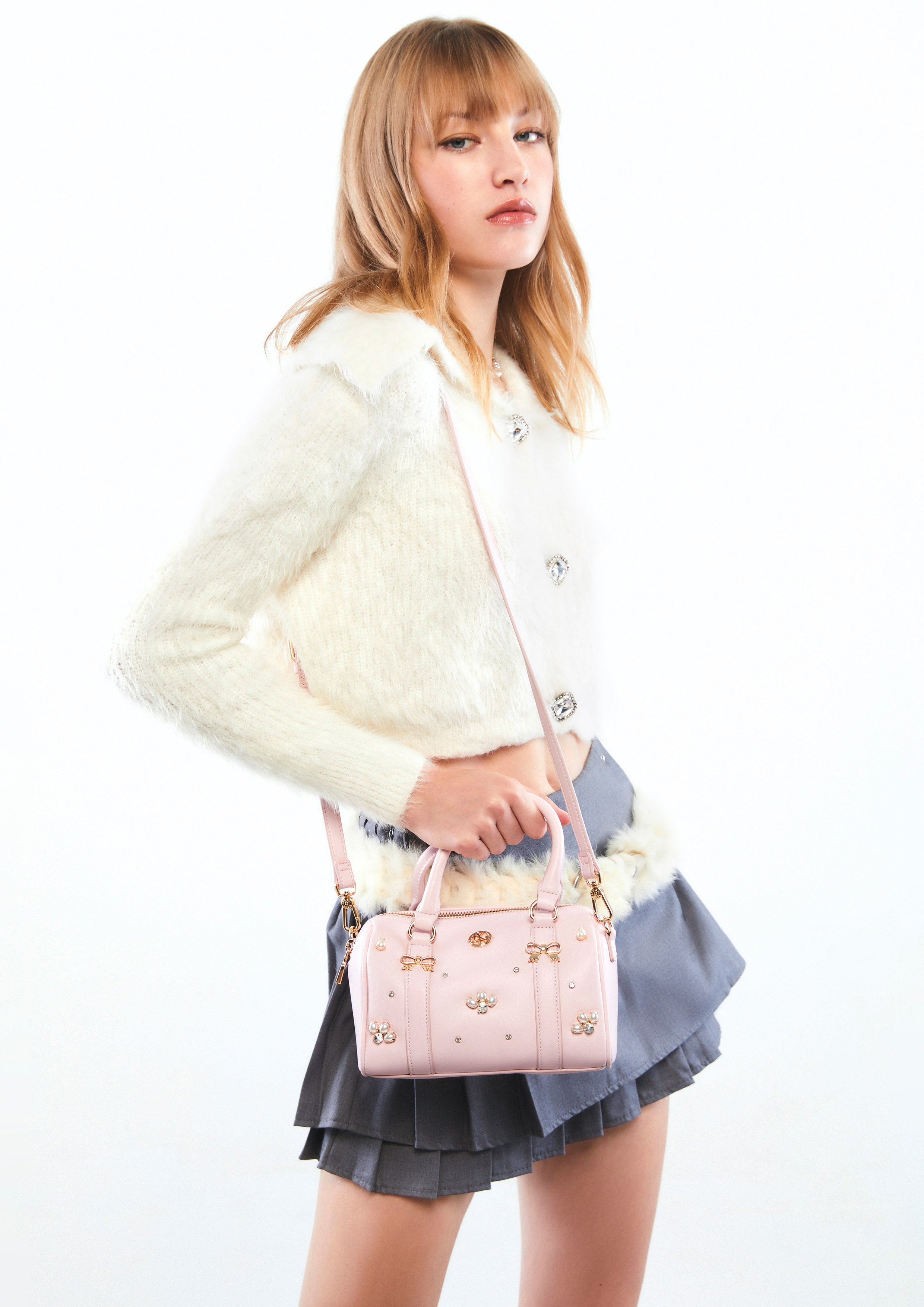 Merry Duffle Bag Light Pink