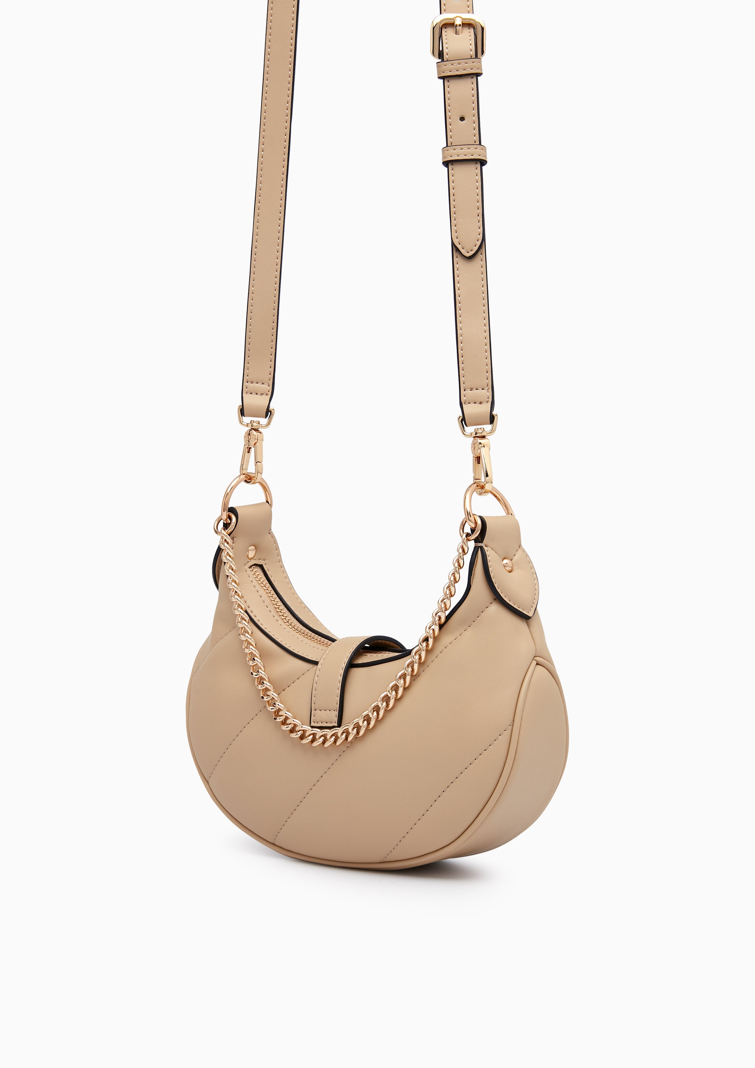 Amelia Mini Crossbody Bag Beige