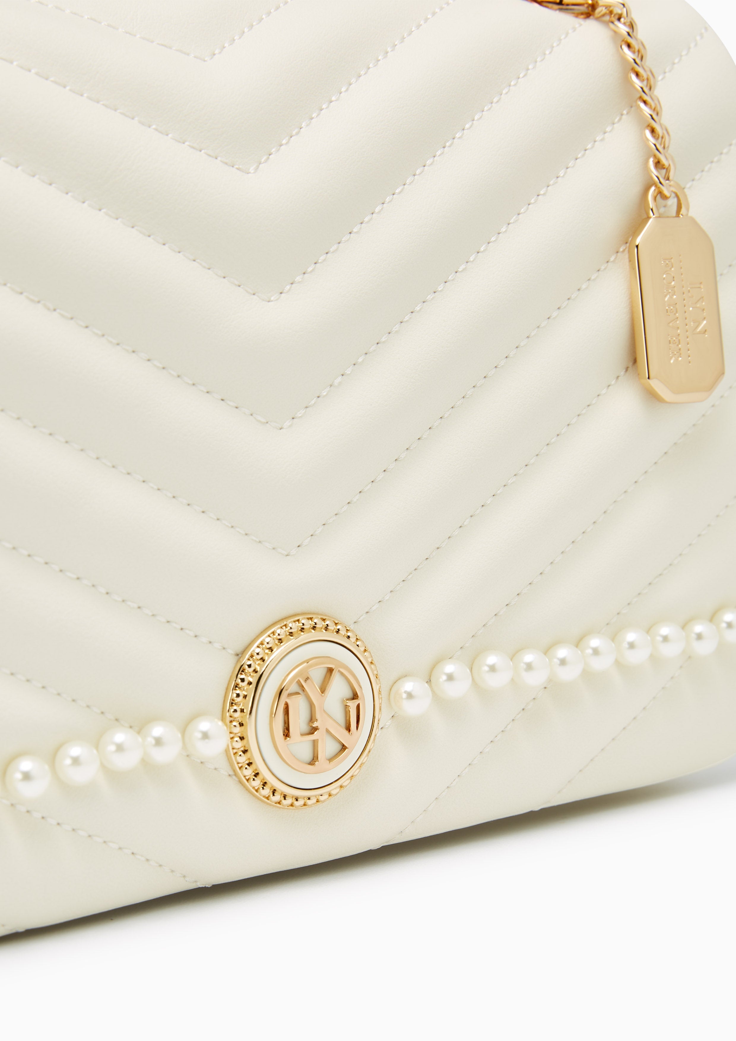 Caro M Crossbody Bag Ivory - Lyn TH