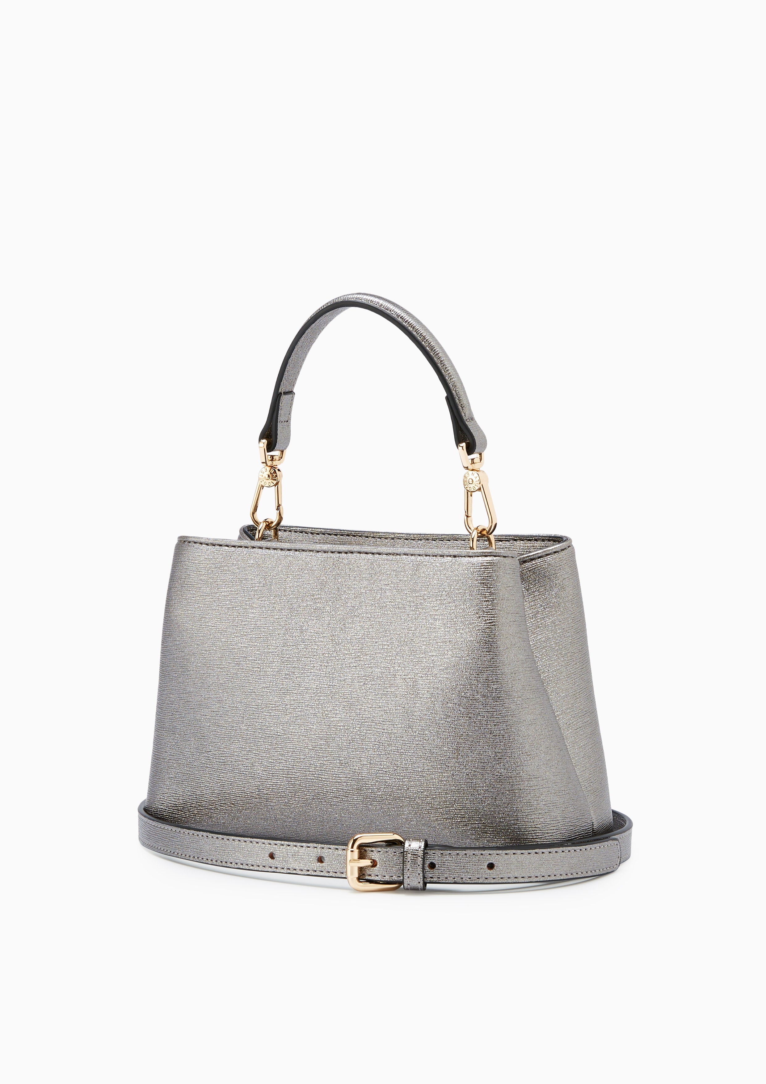 Lynnyx Top Handle Bag S Dark Grey