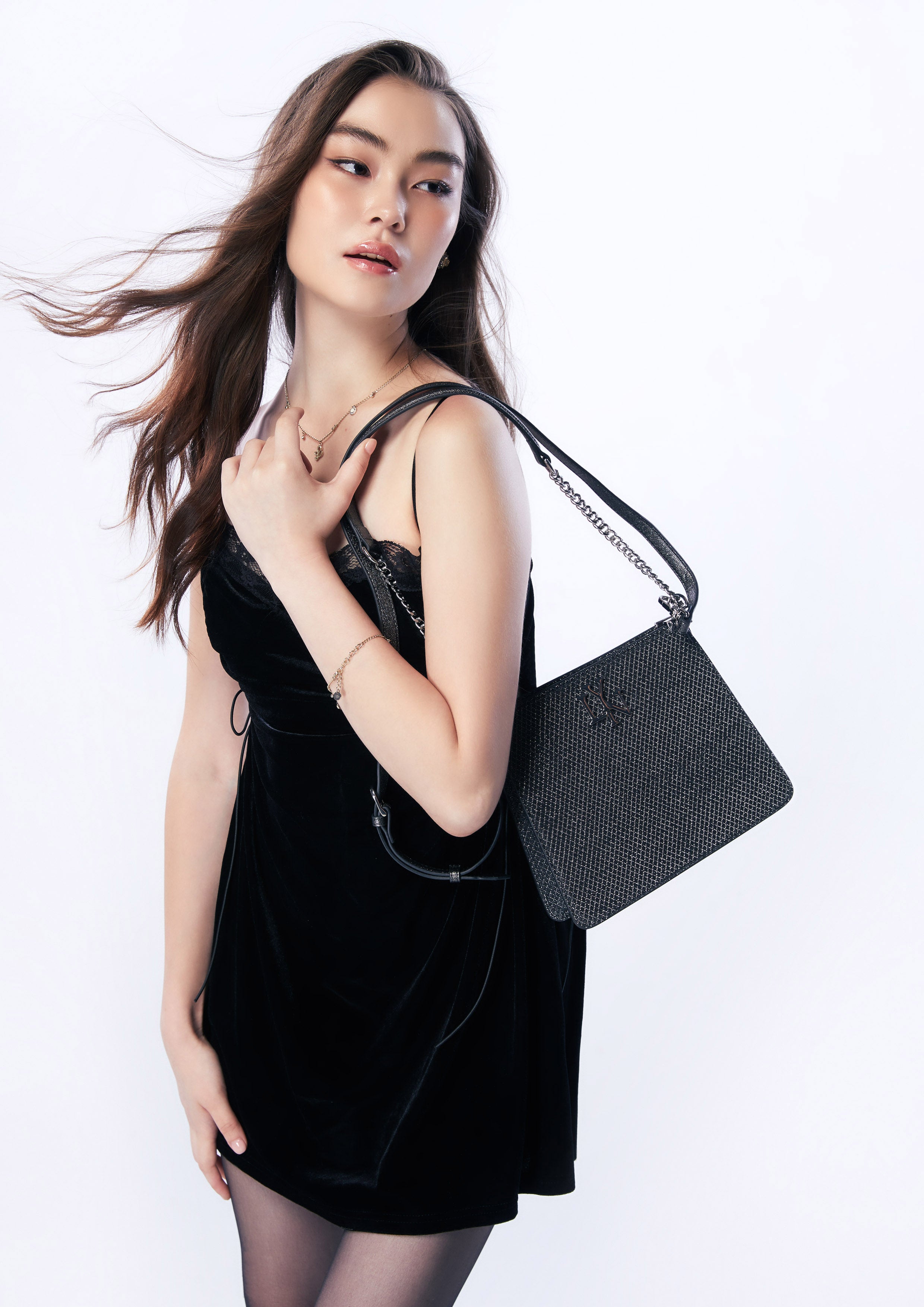 Nova Shoulder M Bag Dark Grey