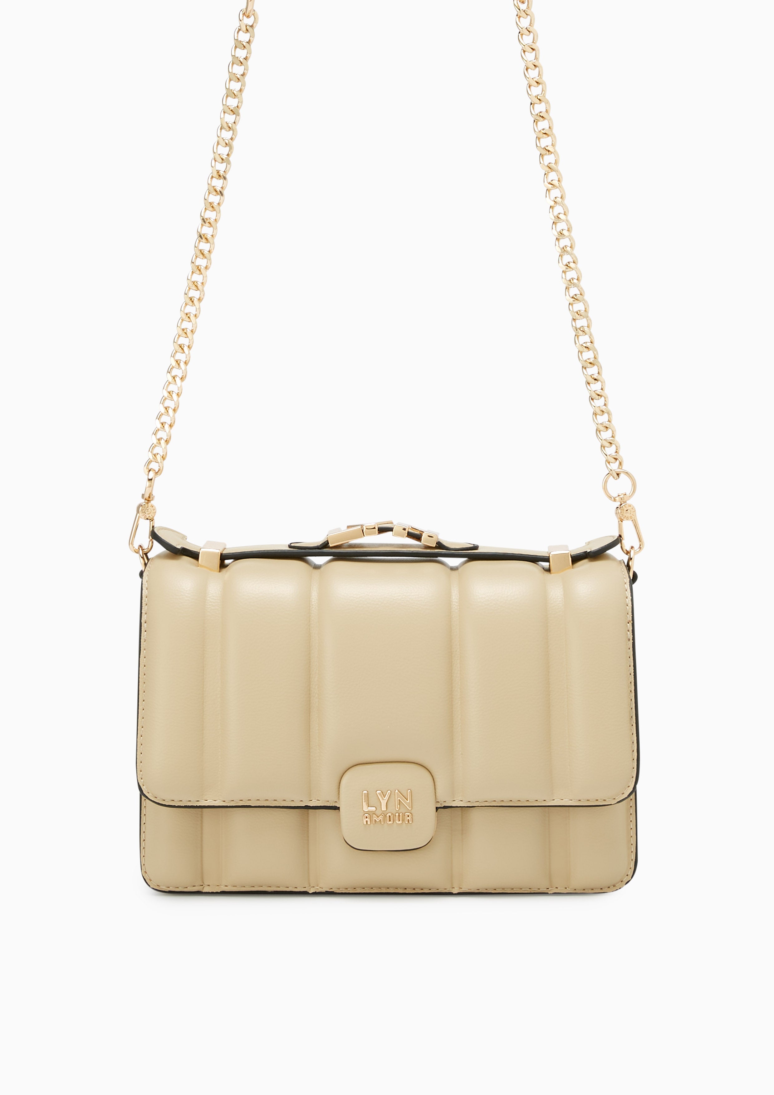 New Patti Crossbody Bag Beige - Lyn TH