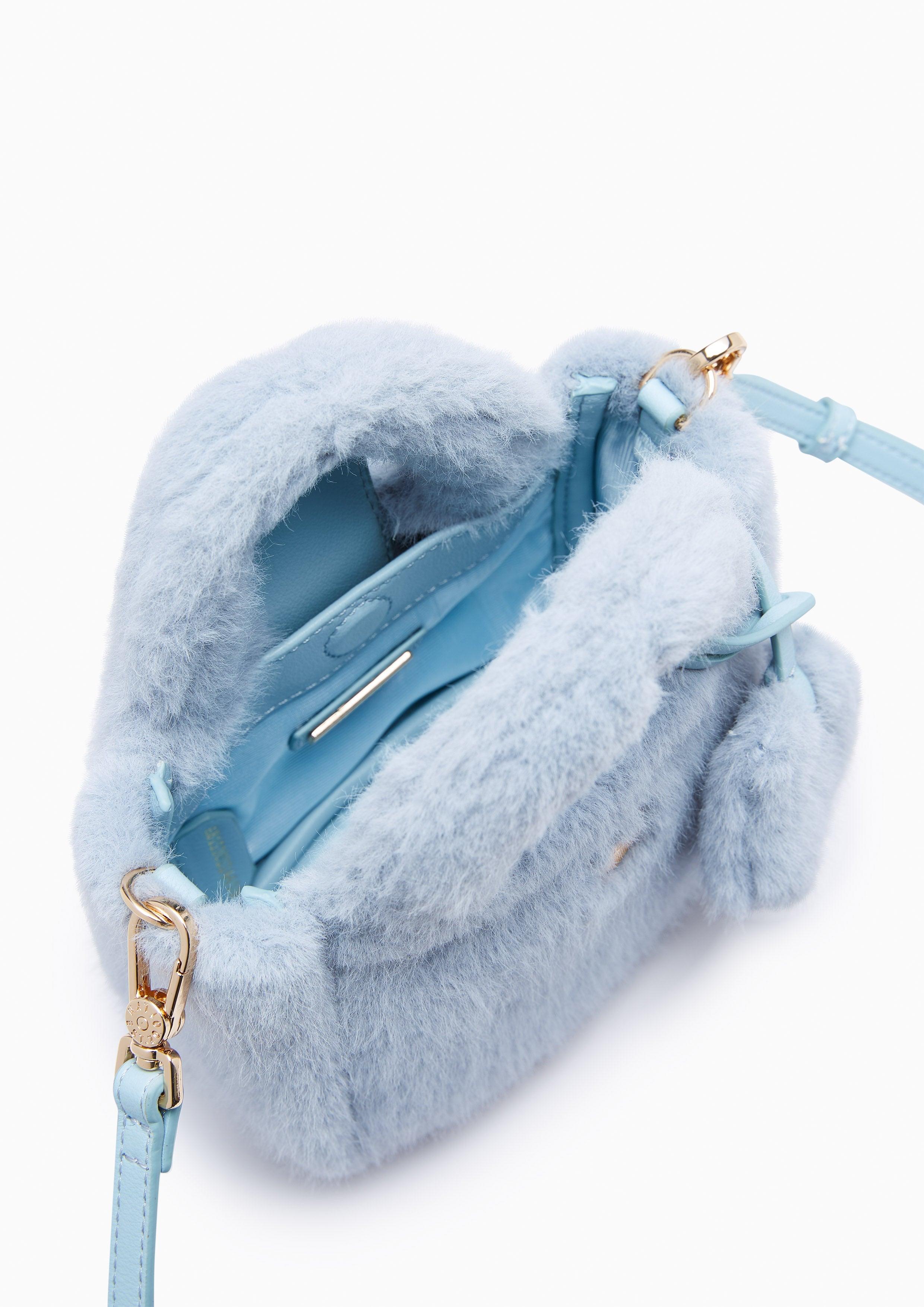 Rosalie Mini Tote (Fur) Handbag Blue