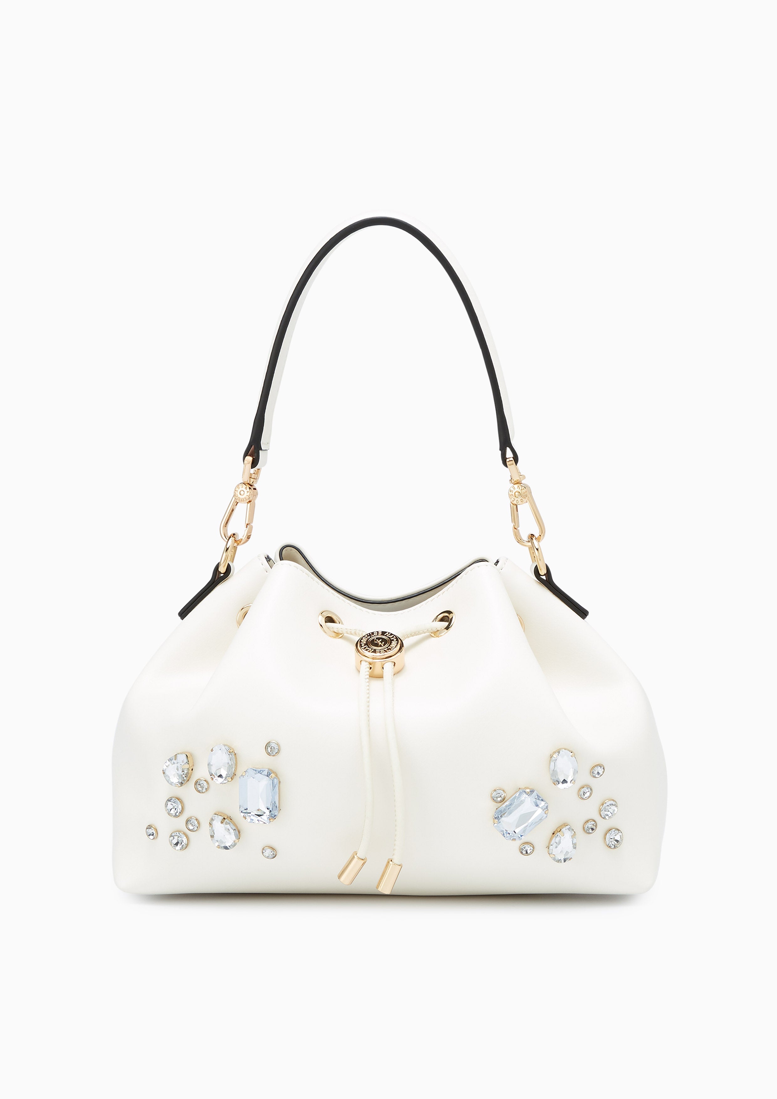 Gareth Diamond Bucket Bag S White