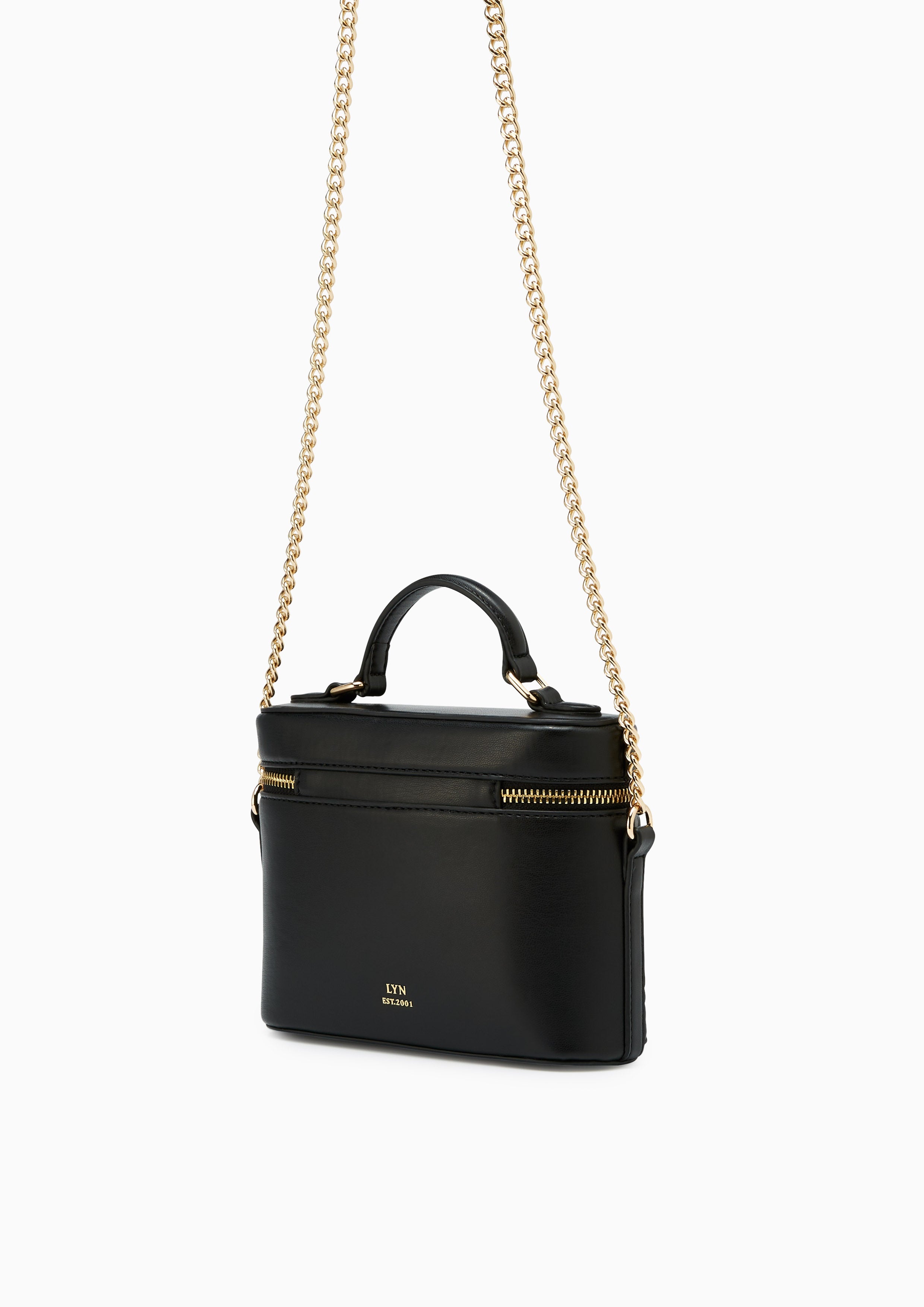 Dustin Knit Bucket Bag Black