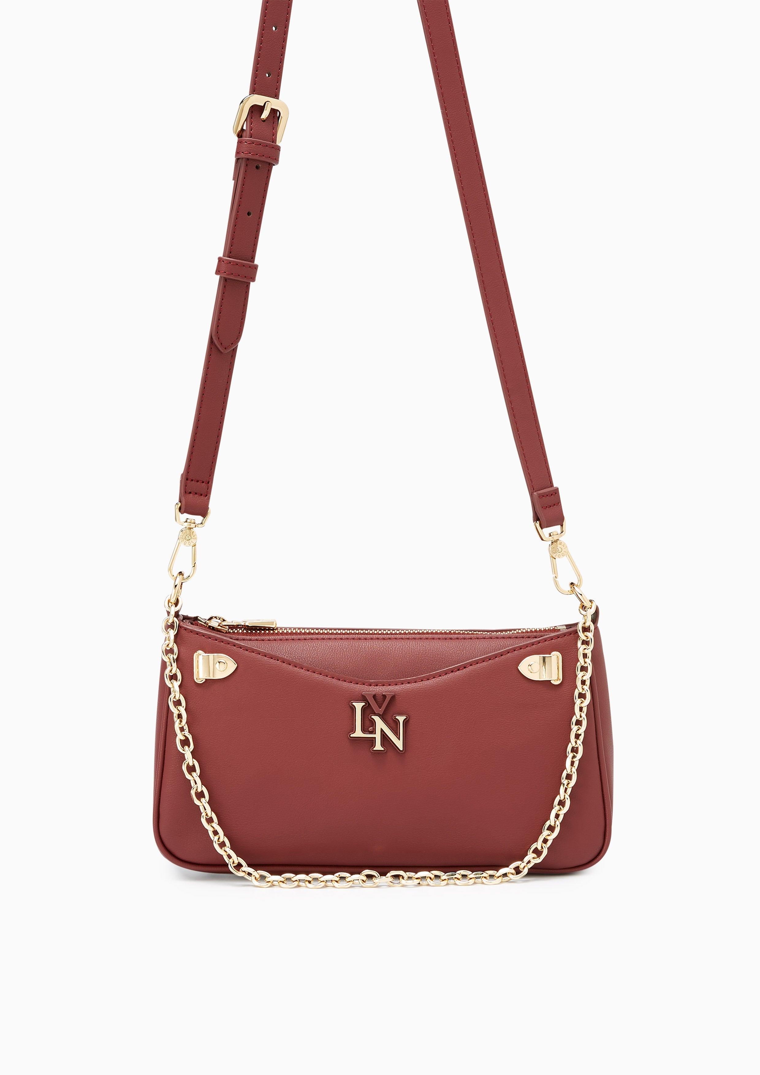 Phalos S Shoulder Bag Dark Red - Lyn TH