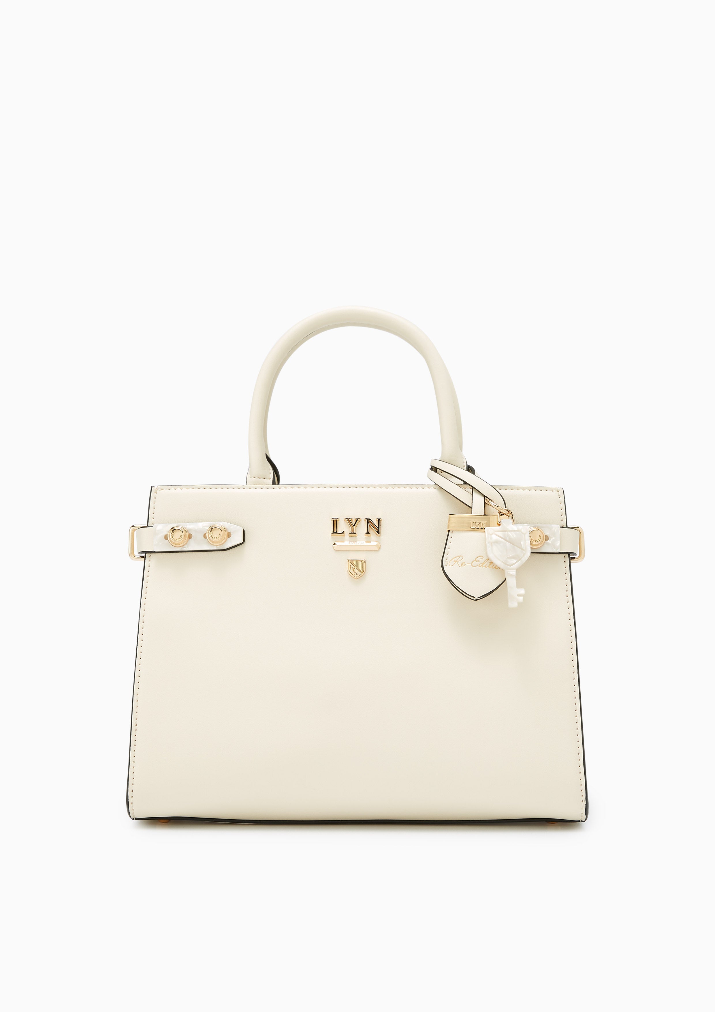 Fineness Marble Re-Edit Tote Bag Ivory - Lyn TH